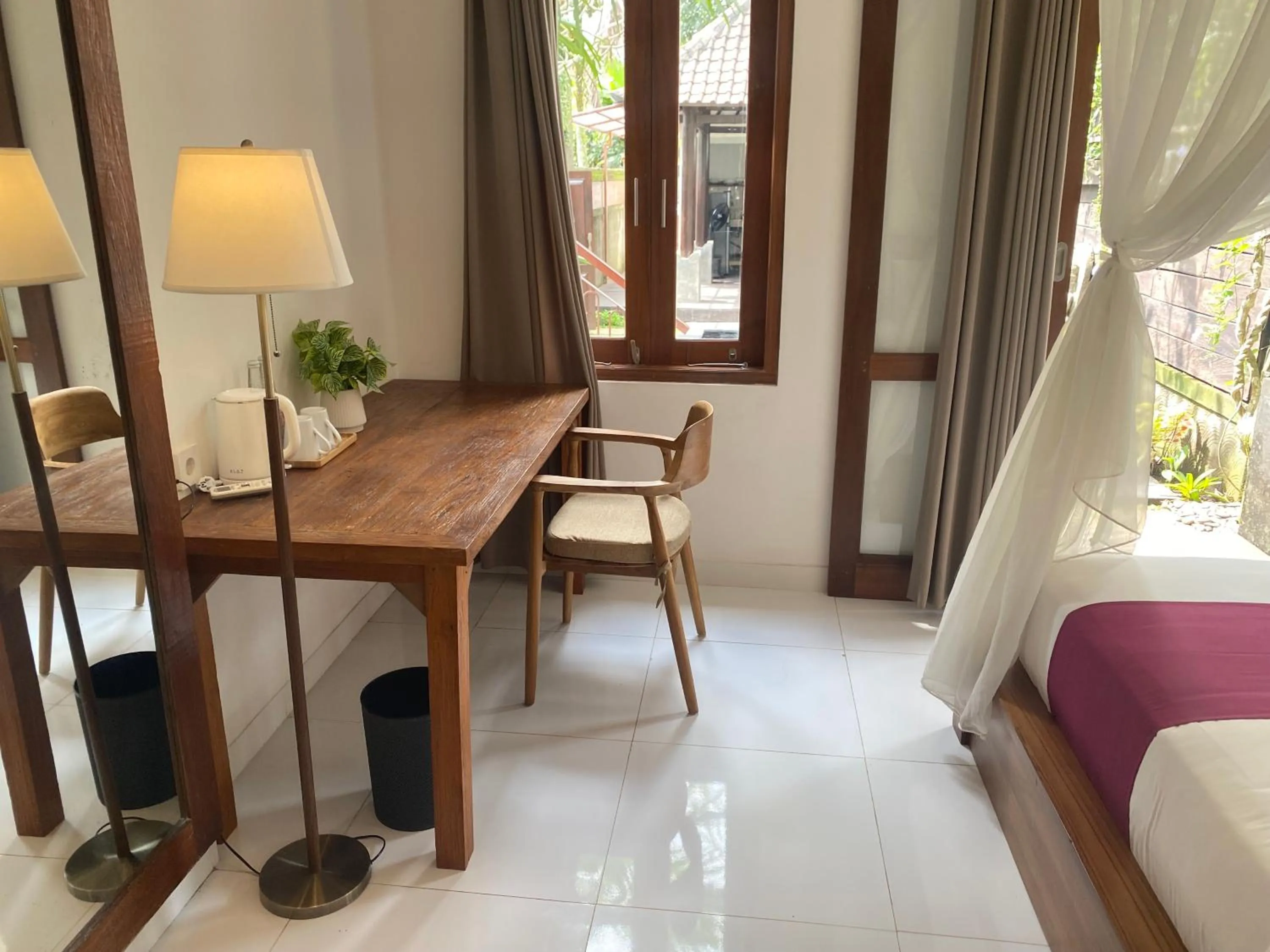 Seating area, Bed in Gusde Tranquil Villas by EPS