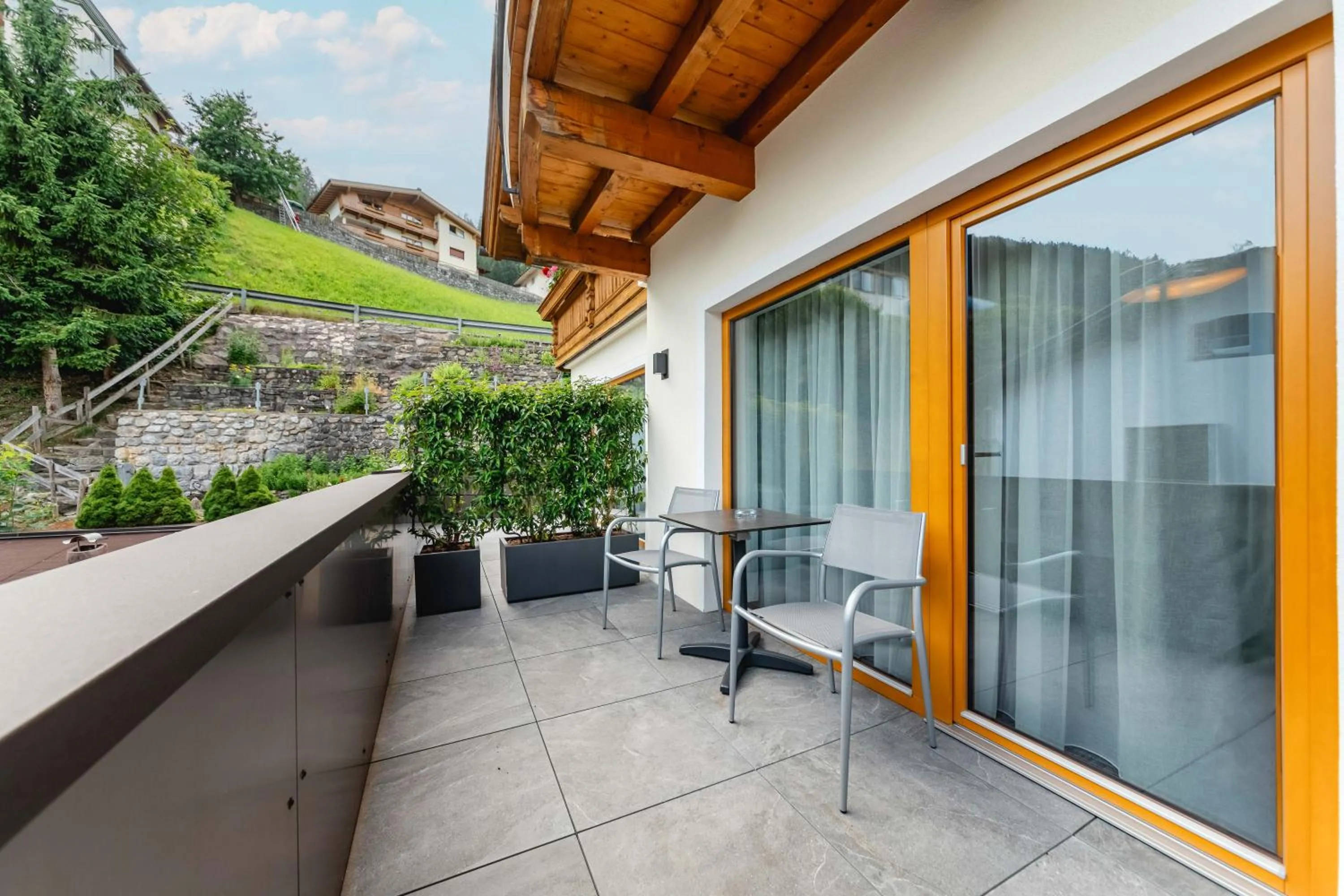 Balcony/Terrace in Kräuterhotel Hochzillertal