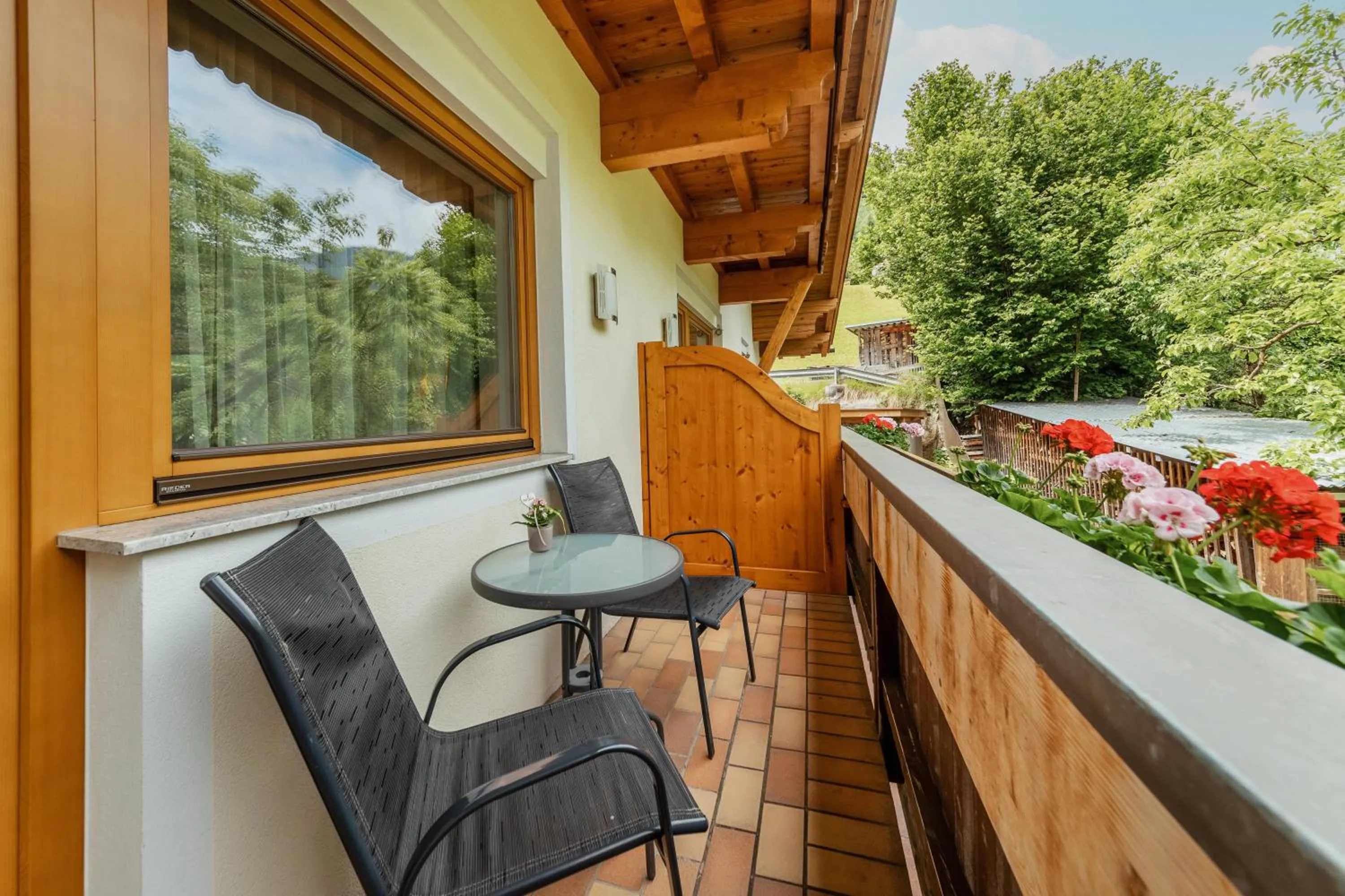 View (from property/room) in Kräuterhotel Hochzillertal