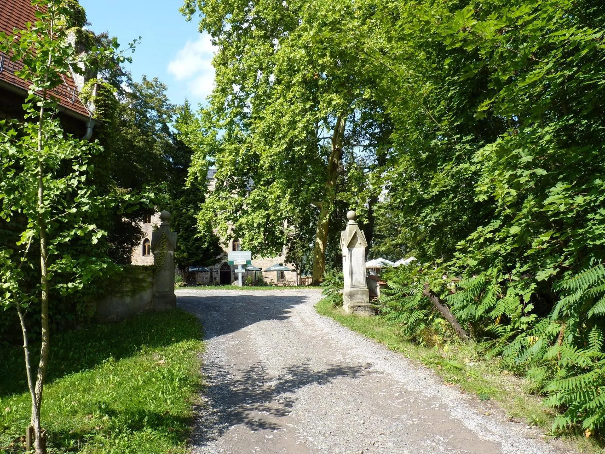 Property building in Hotel & Restaurant Schloss Weißenburg