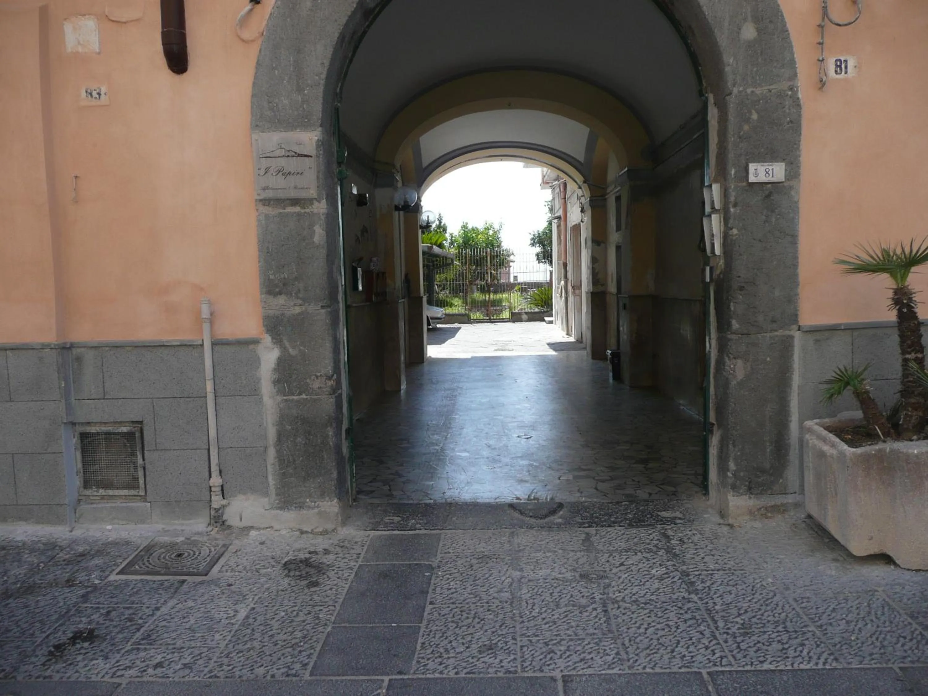 Facade/entrance in I Papiri B&B Aparthotel