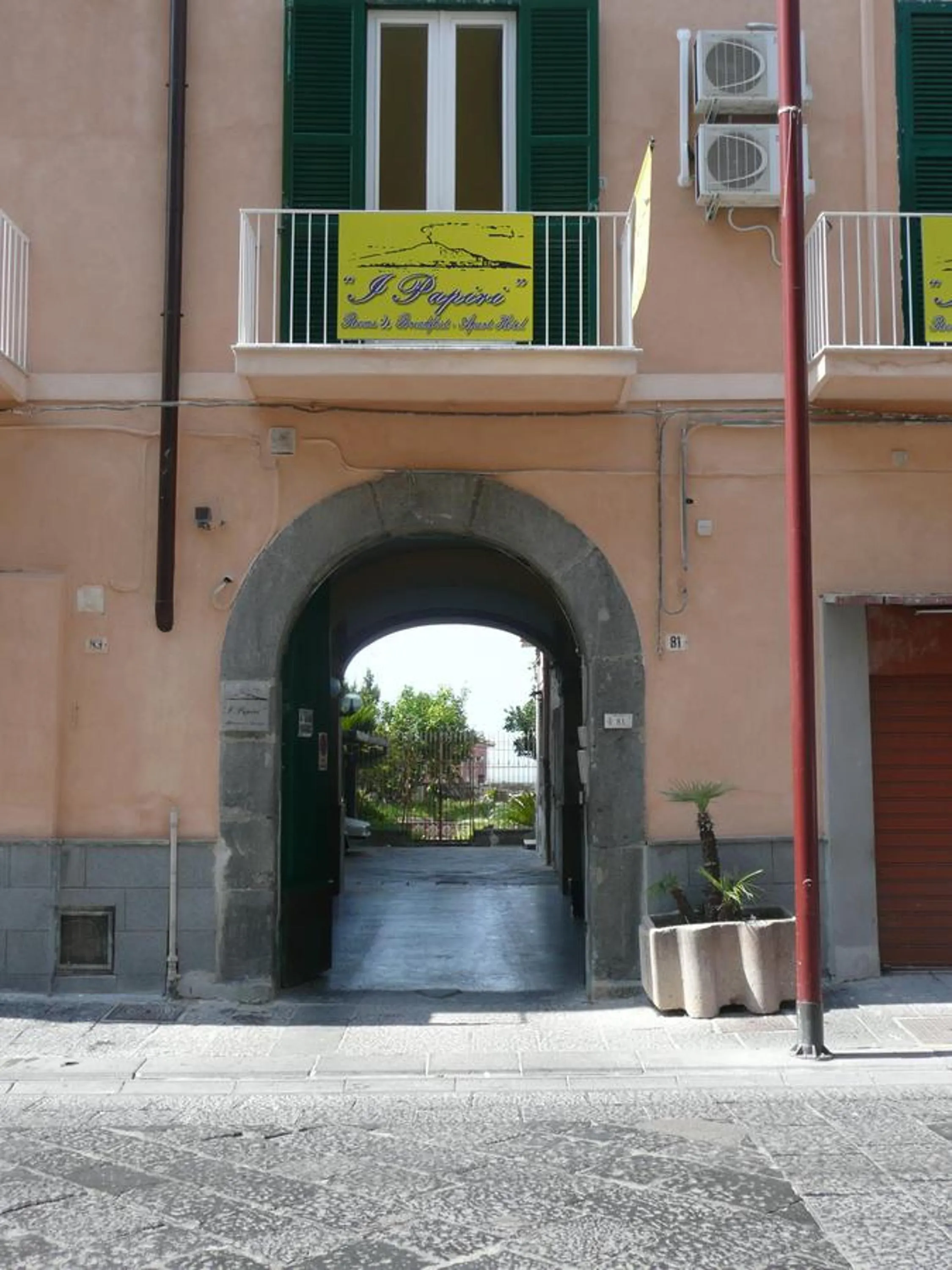 Facade/entrance in I Papiri B&B Aparthotel
