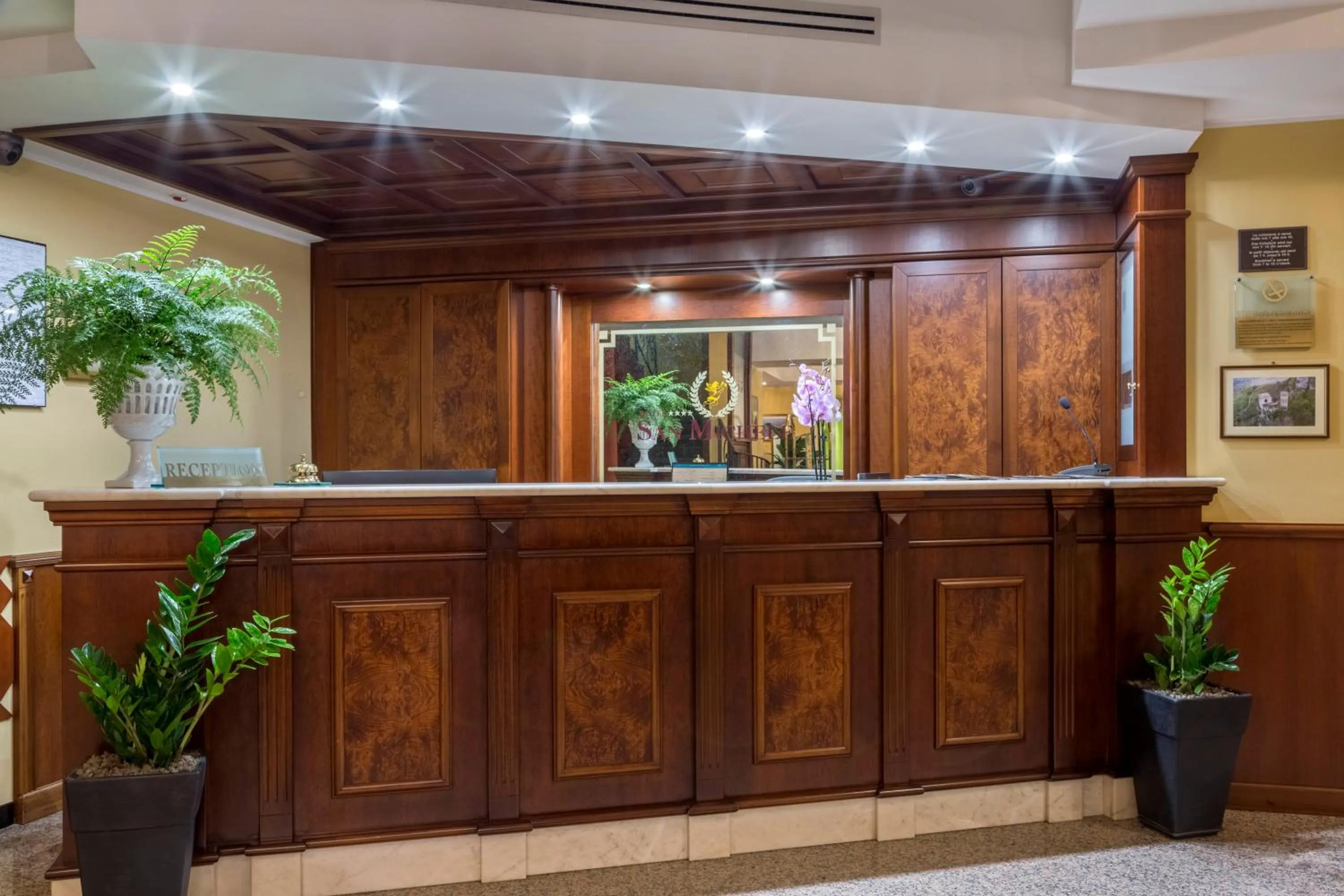 Lobby or reception in Hotel San Michele