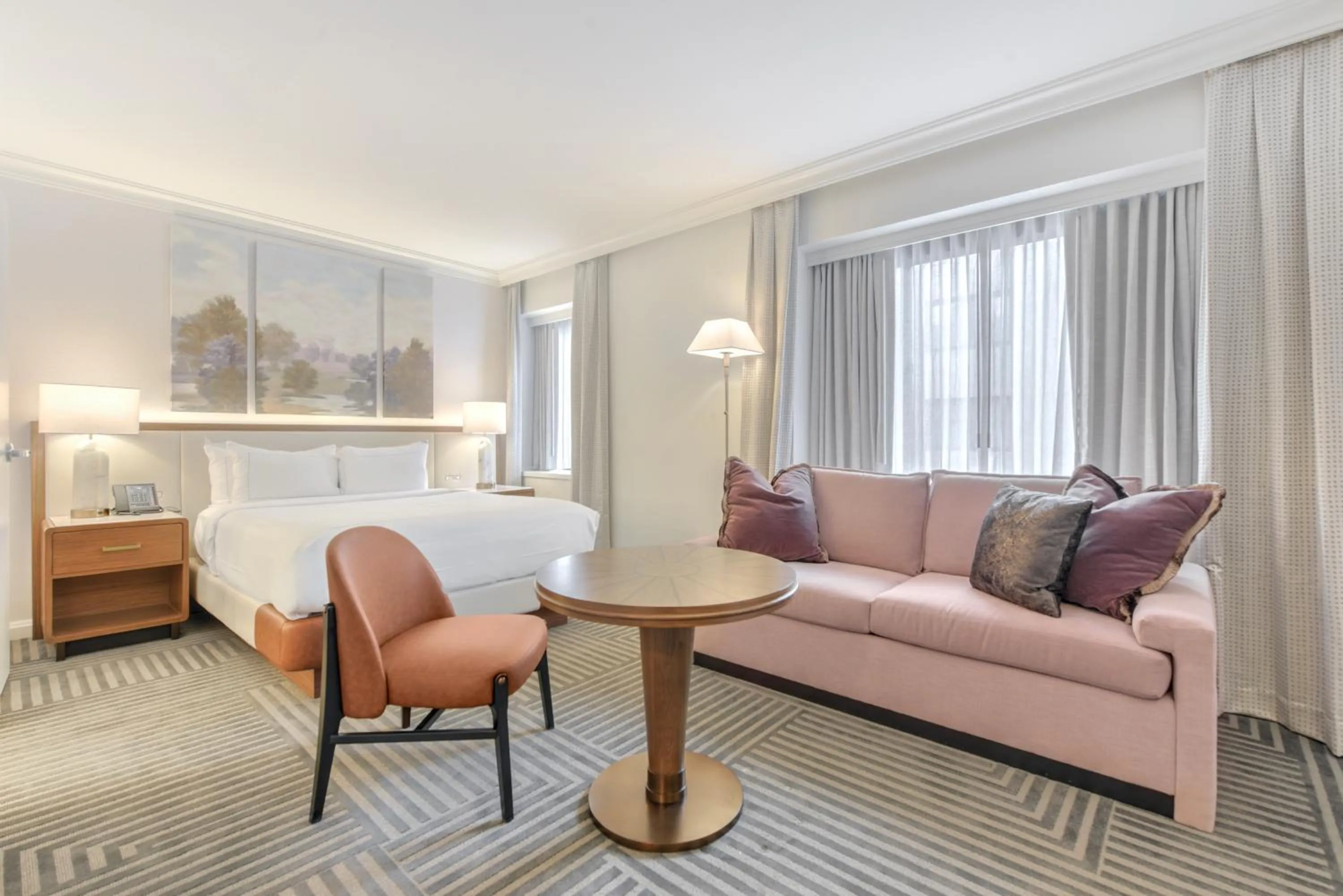 Bed in Capital Hilton