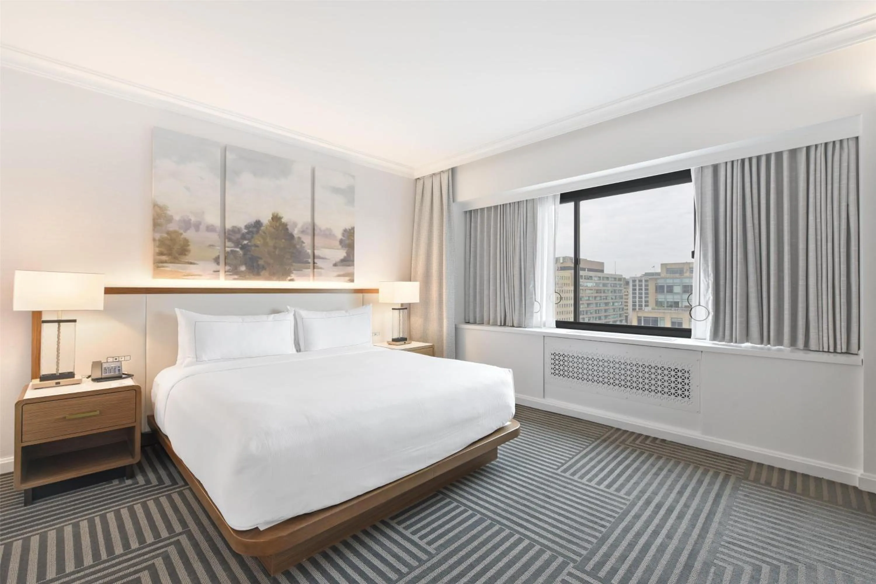 Bed in Capital Hilton