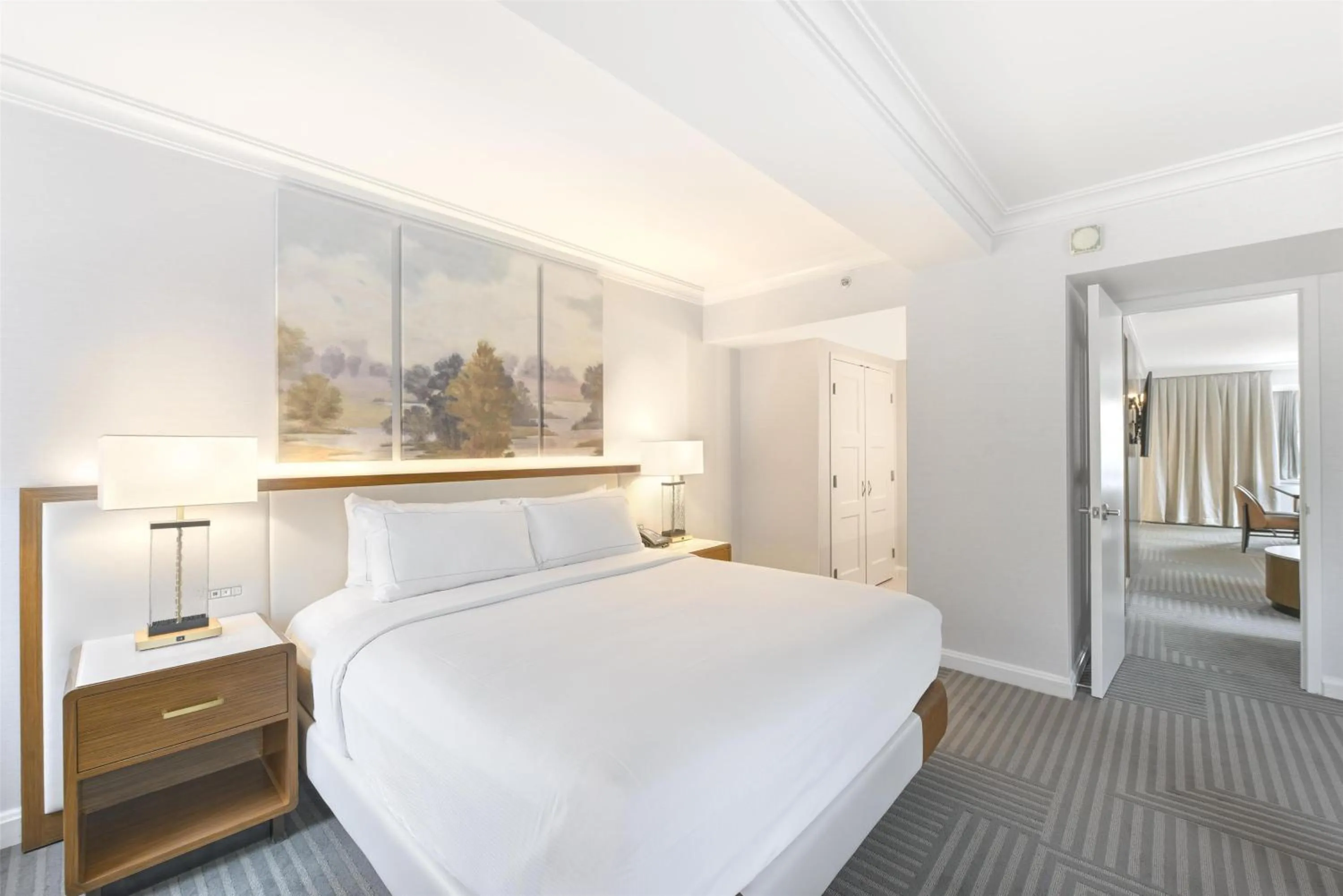 Bed in Capital Hilton