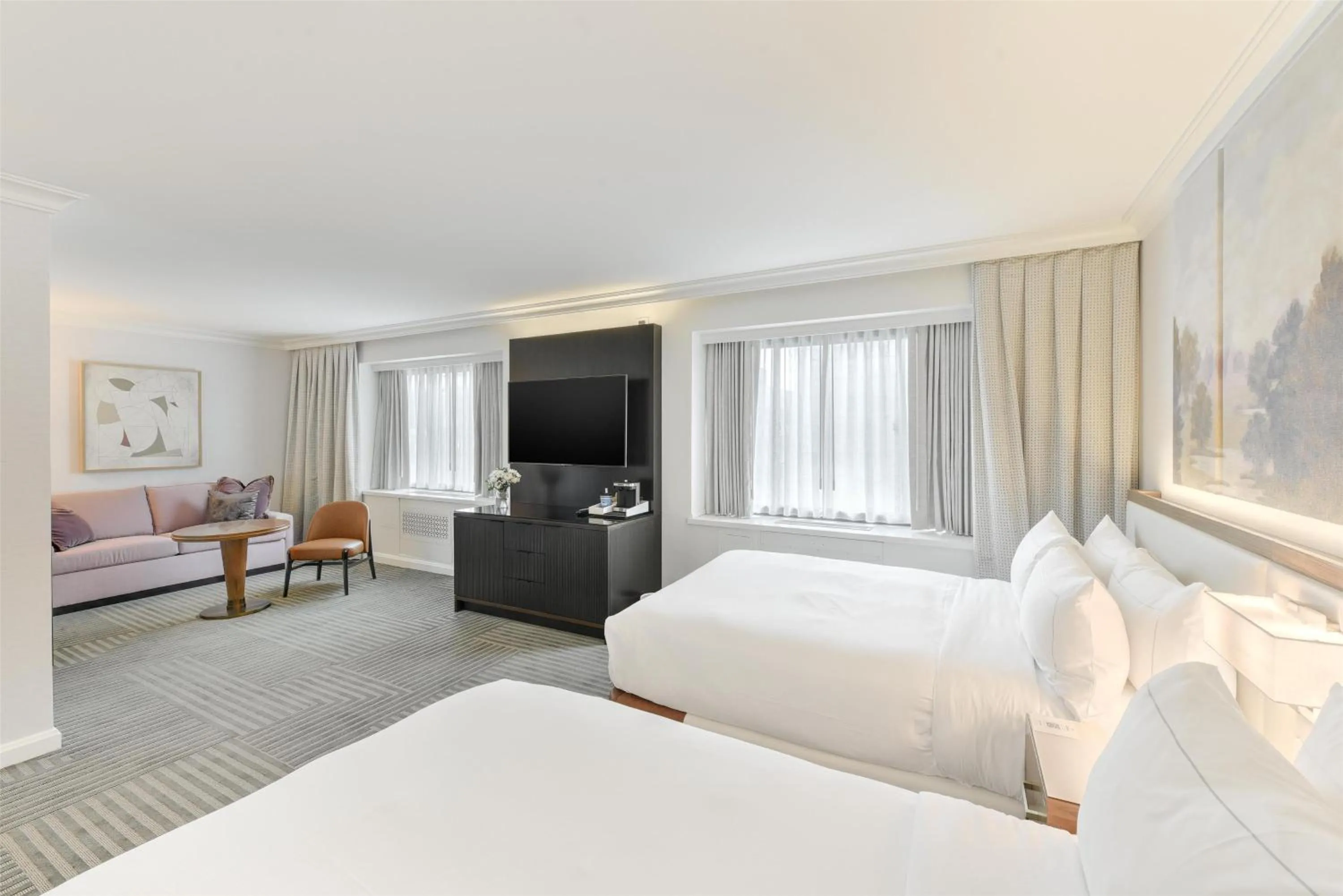 Bed in Capital Hilton