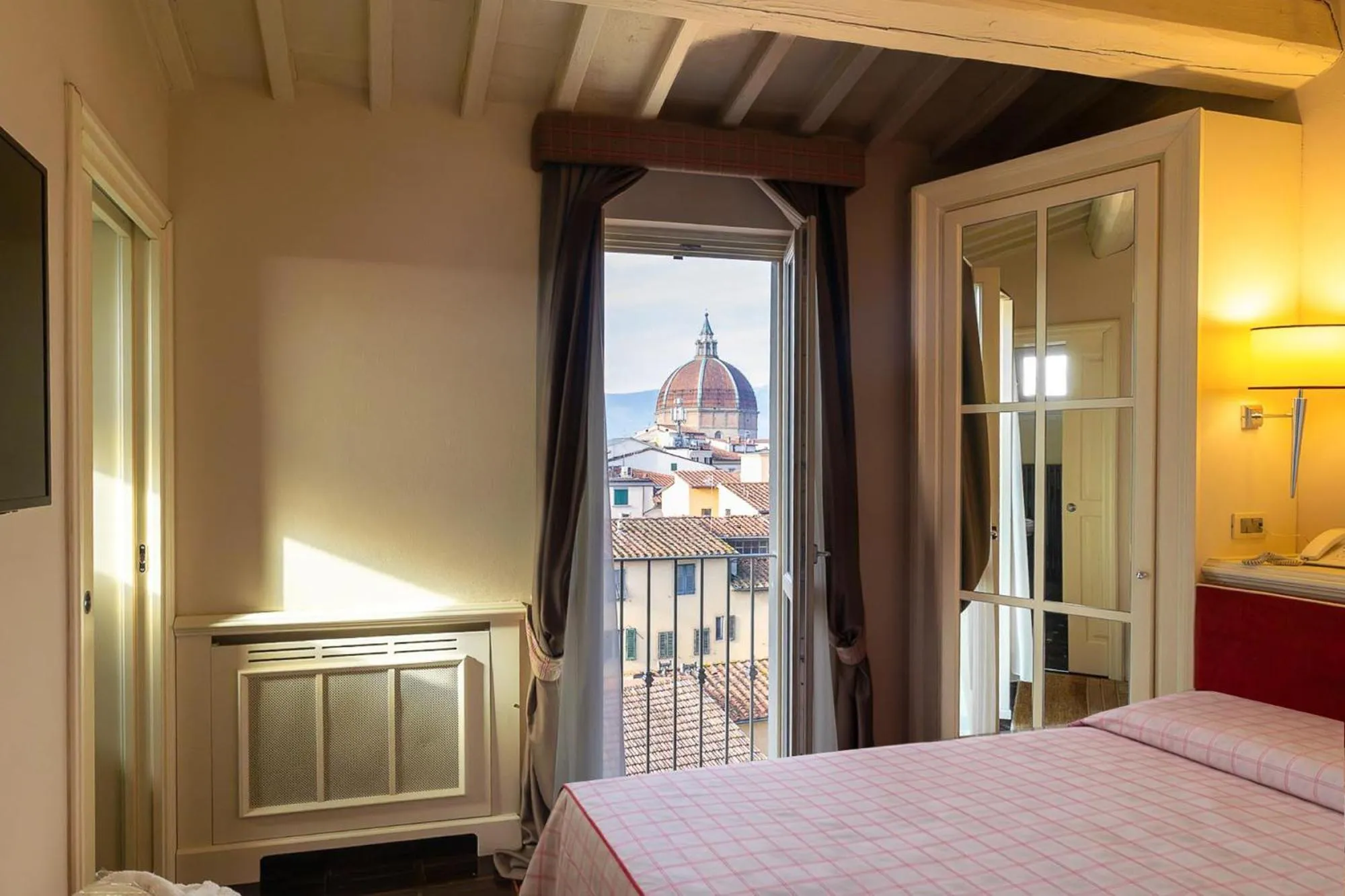 View (from property/room), Bed in Hotel Patria