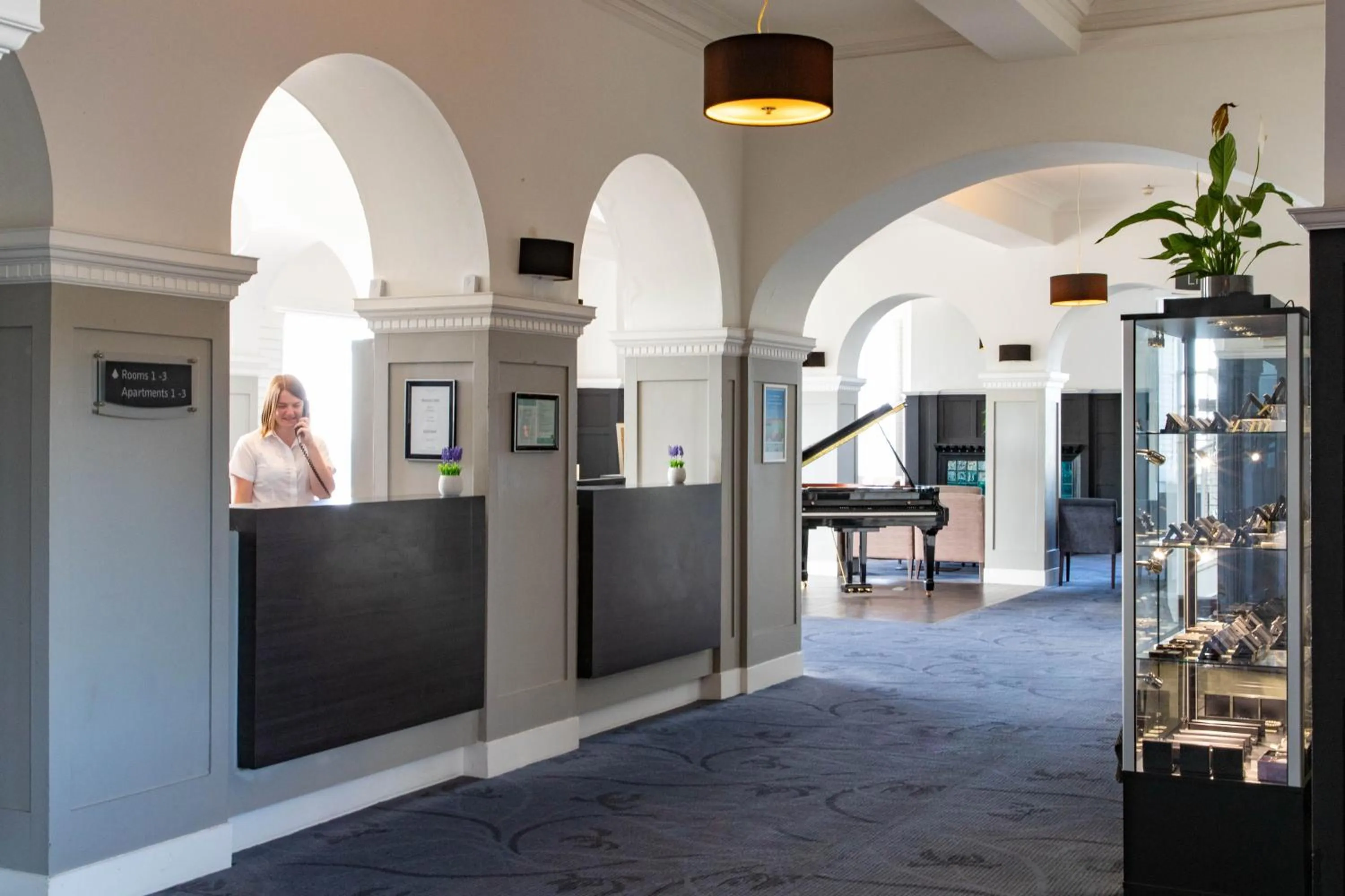 Lobby or reception in The Portpatrick Hotel by Compass Hospitality