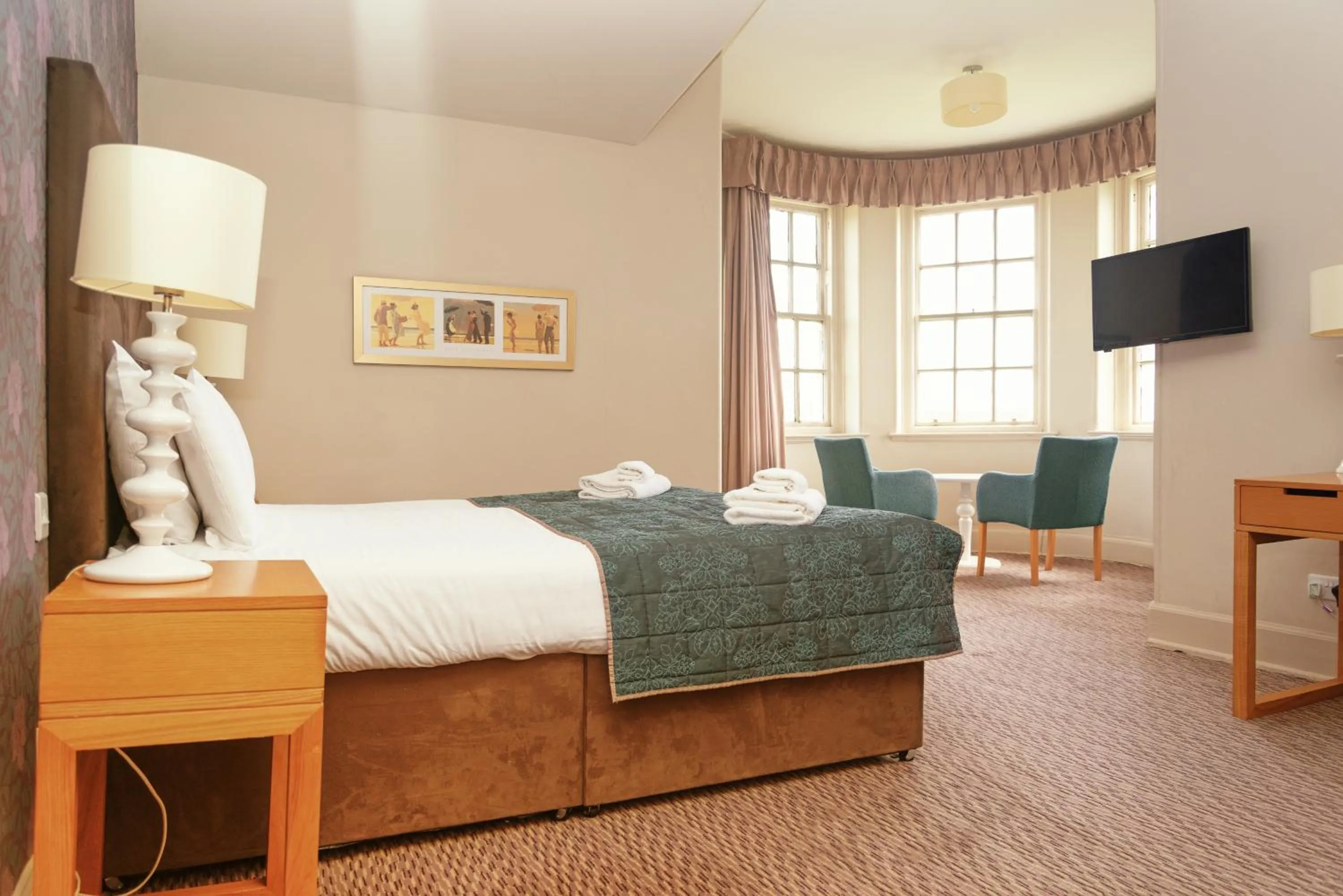 Photo of the whole room, Bed in The Portpatrick Hotel by Compass Hospitality