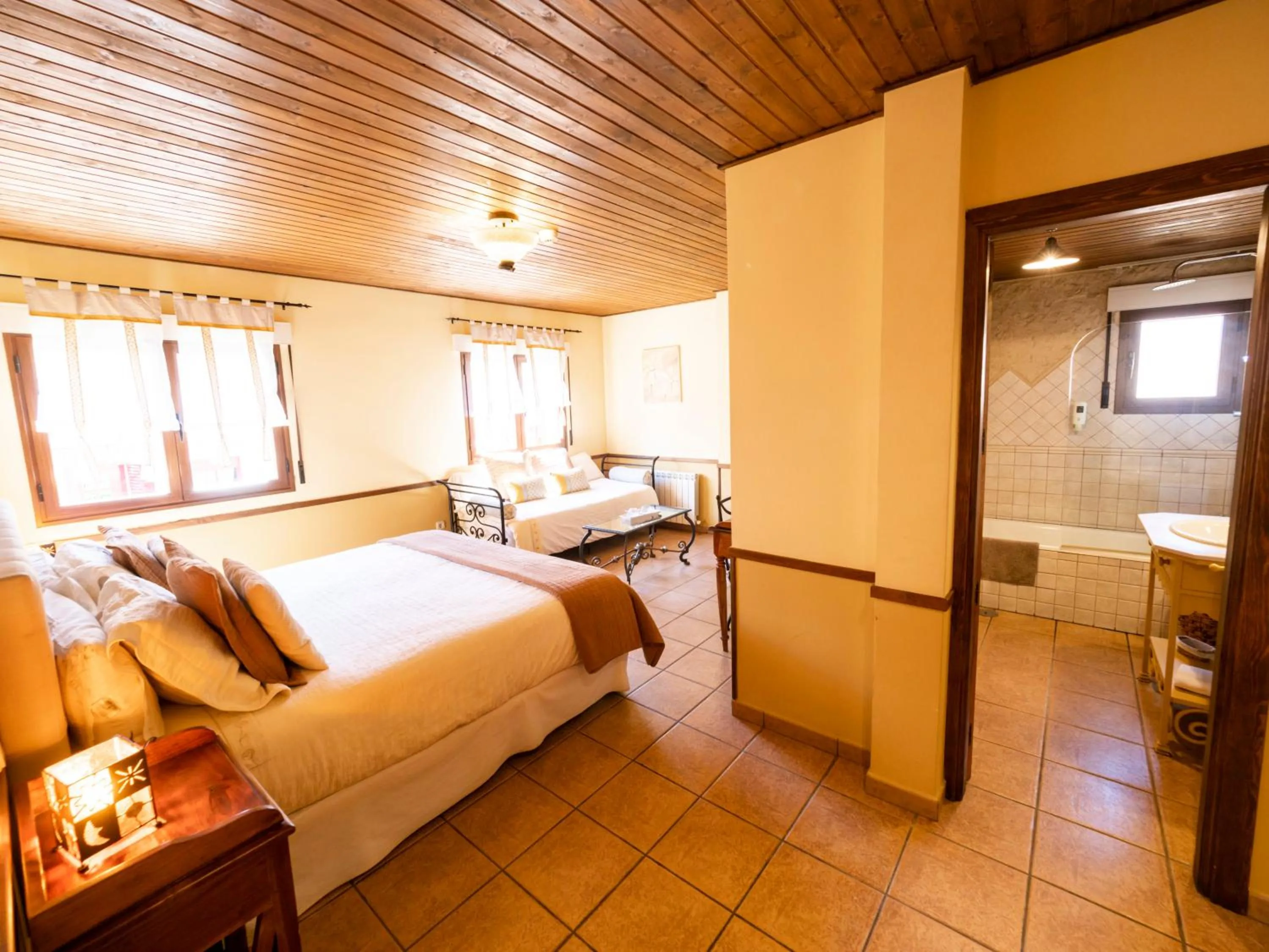 Bed in Posada el Campanario