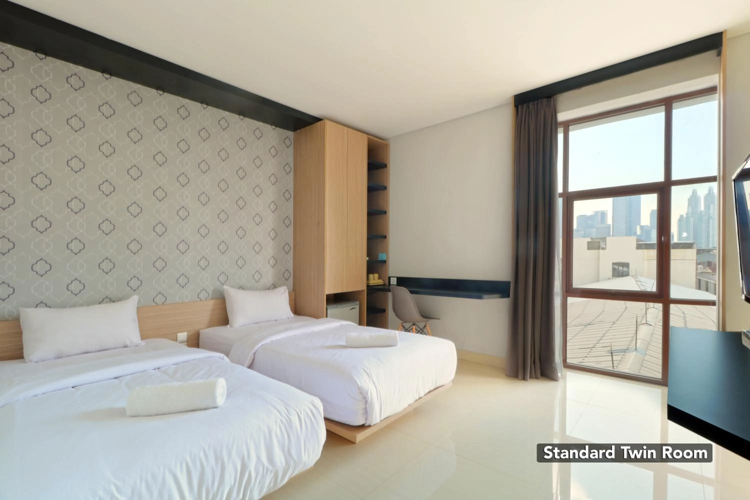 Bedroom, Bed in Plaza 54 Residence Jakarta