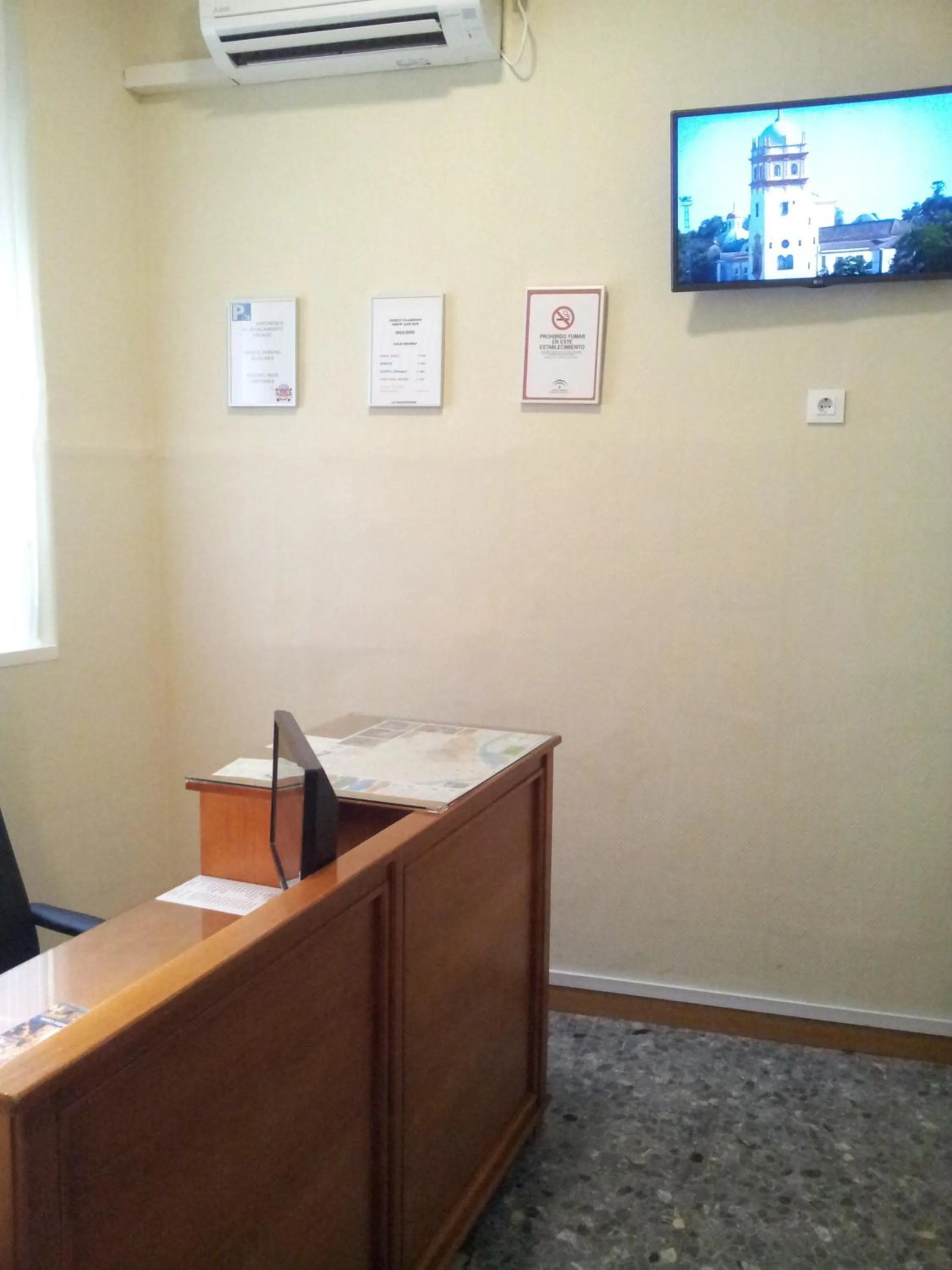 Lobby or reception in Pension Catedral