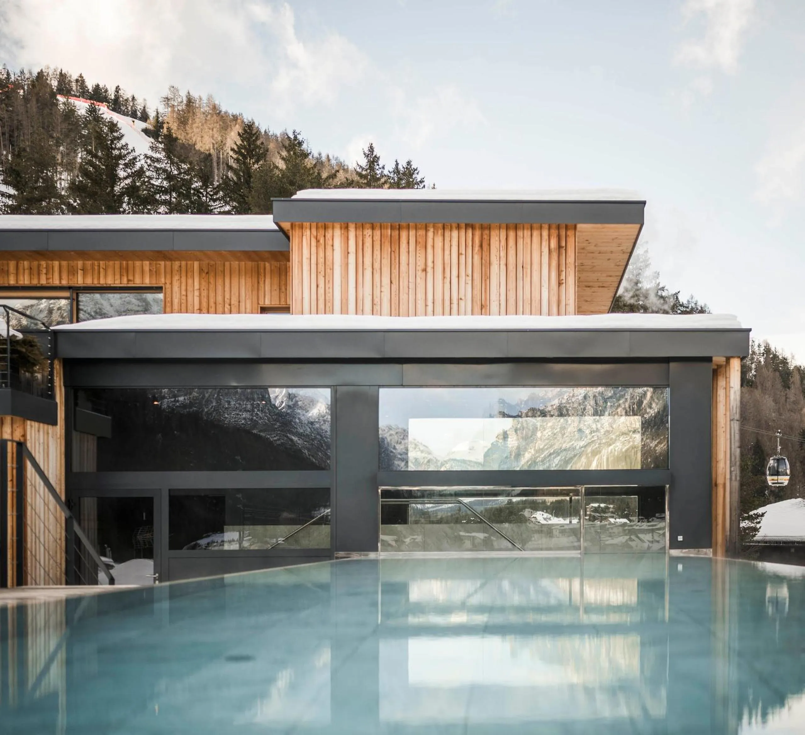 Swimming pool in Excelsior Dolomites Life Resort