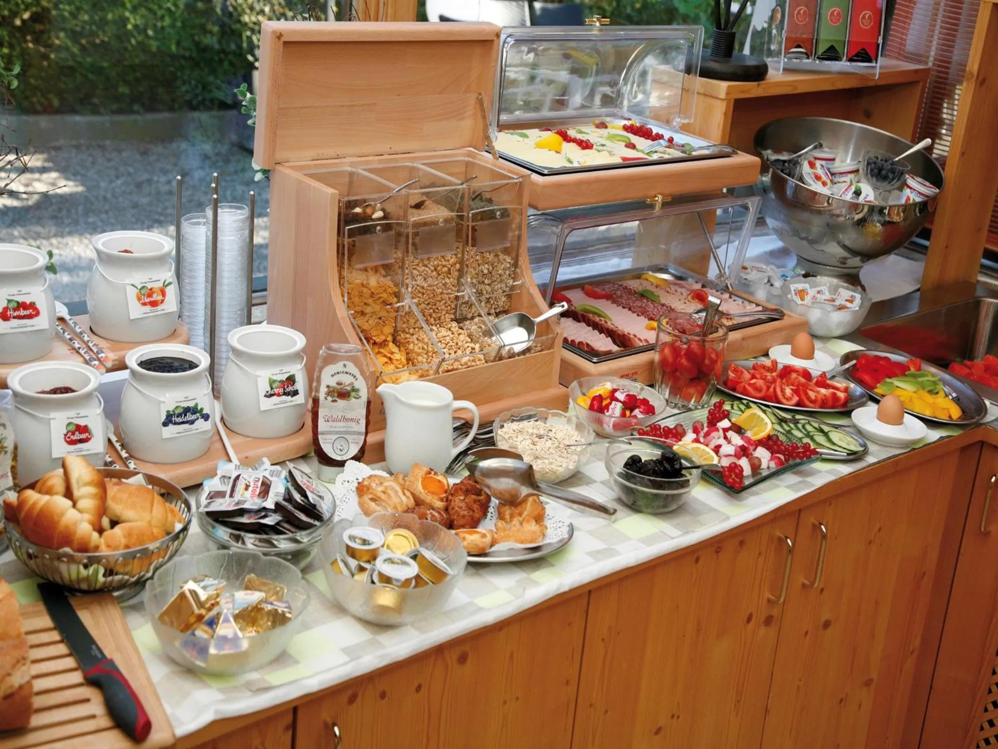 Continental breakfast in Hotel Diana