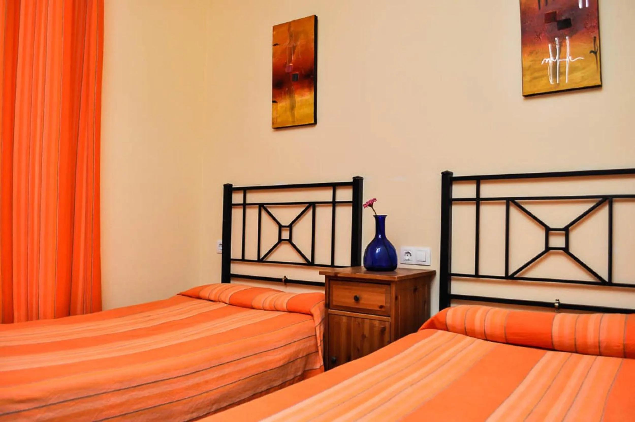 Bed in Pensión La Montoreña