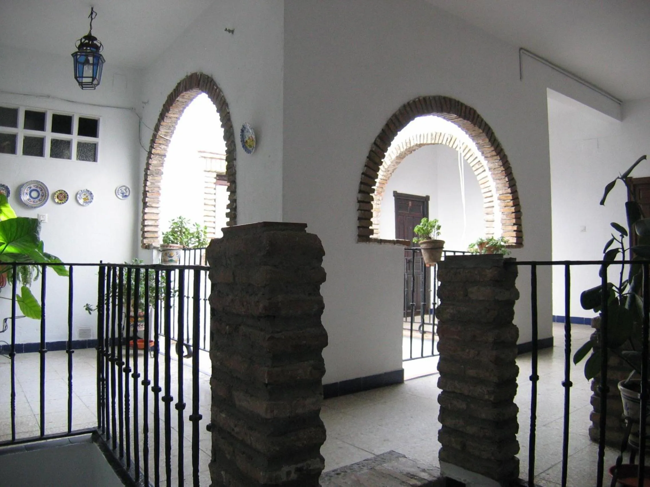 Patio in Pensión La Montoreña