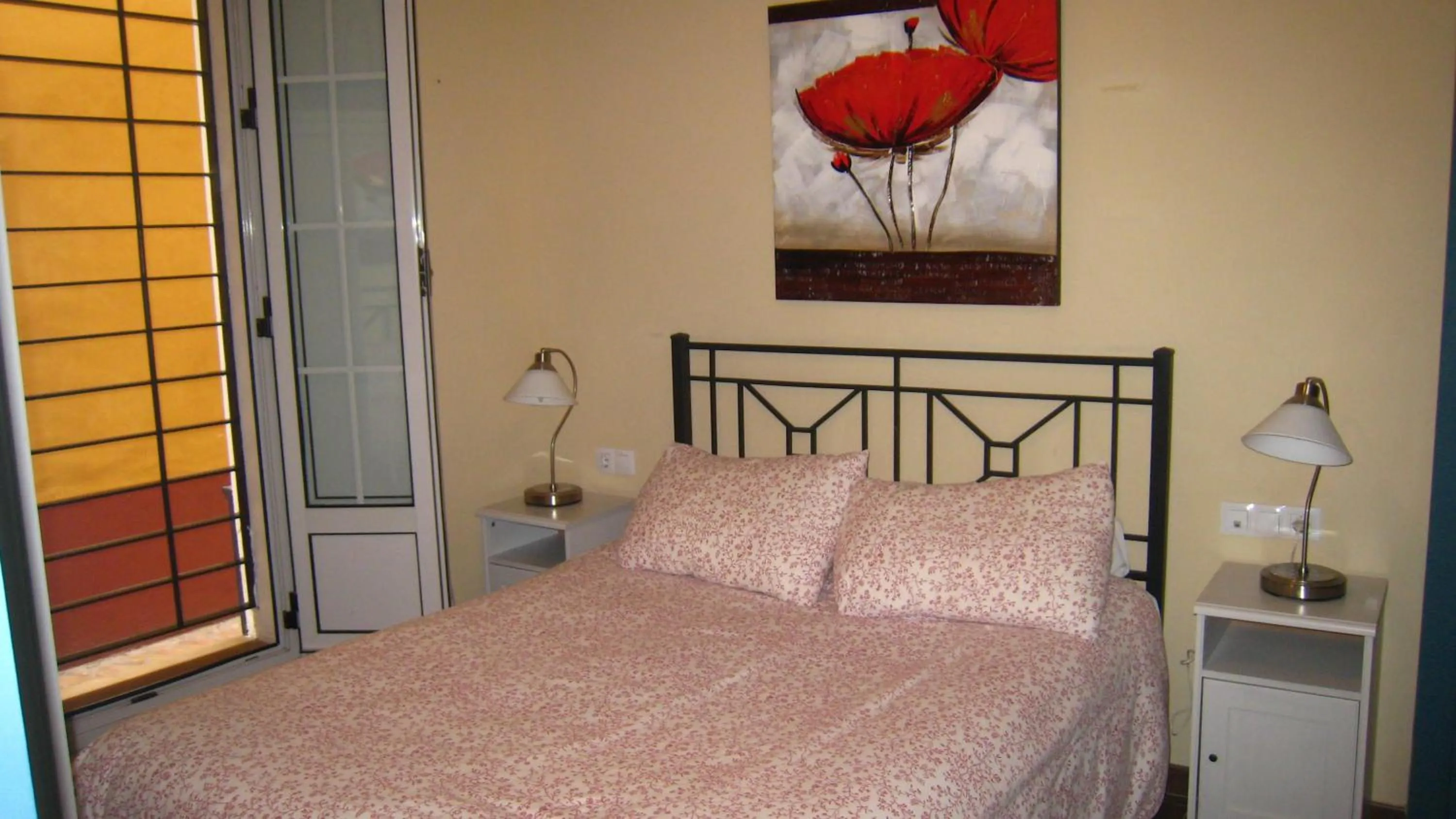 Bed in Pensión La Montoreña