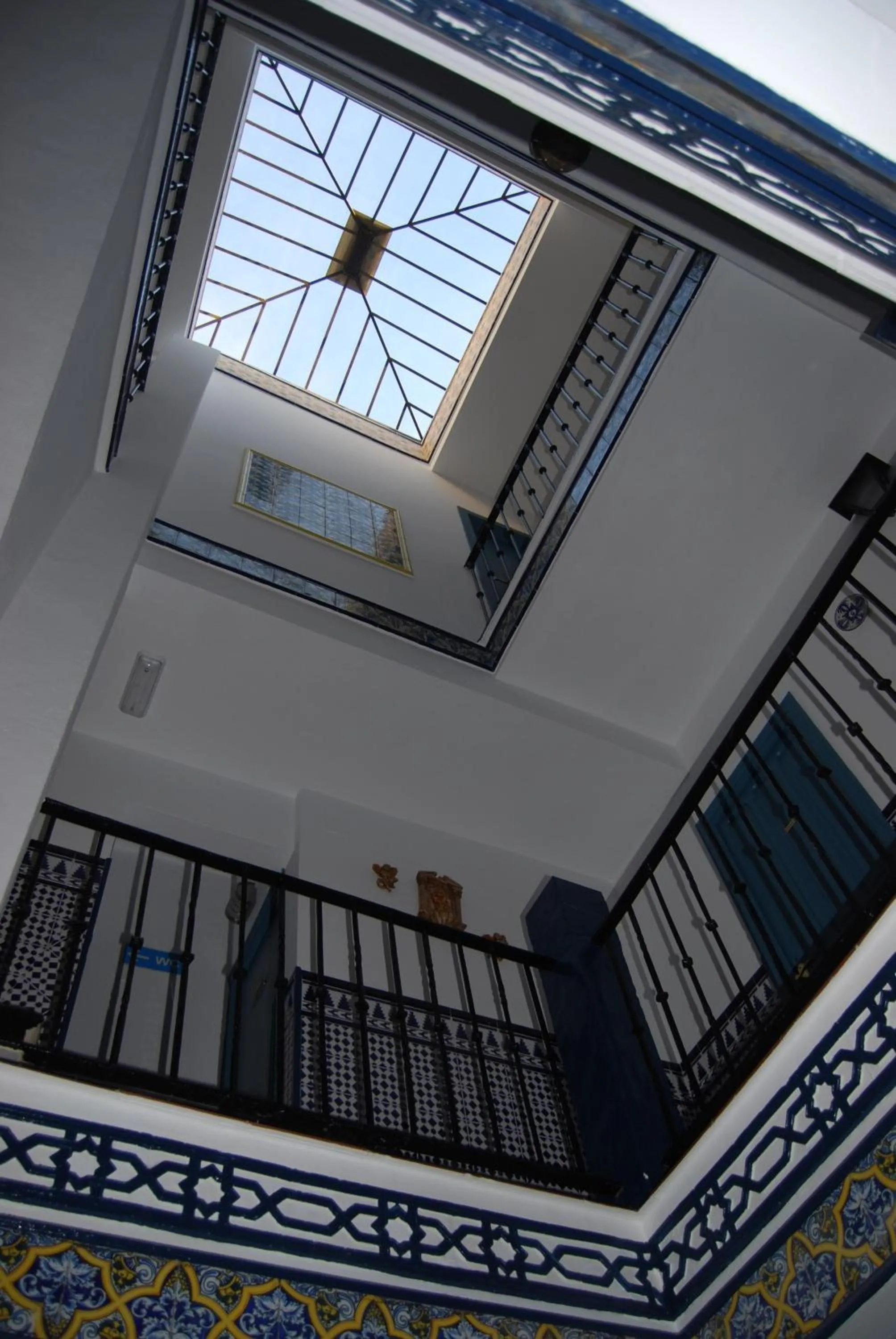 Patio in Pensión La Montoreña