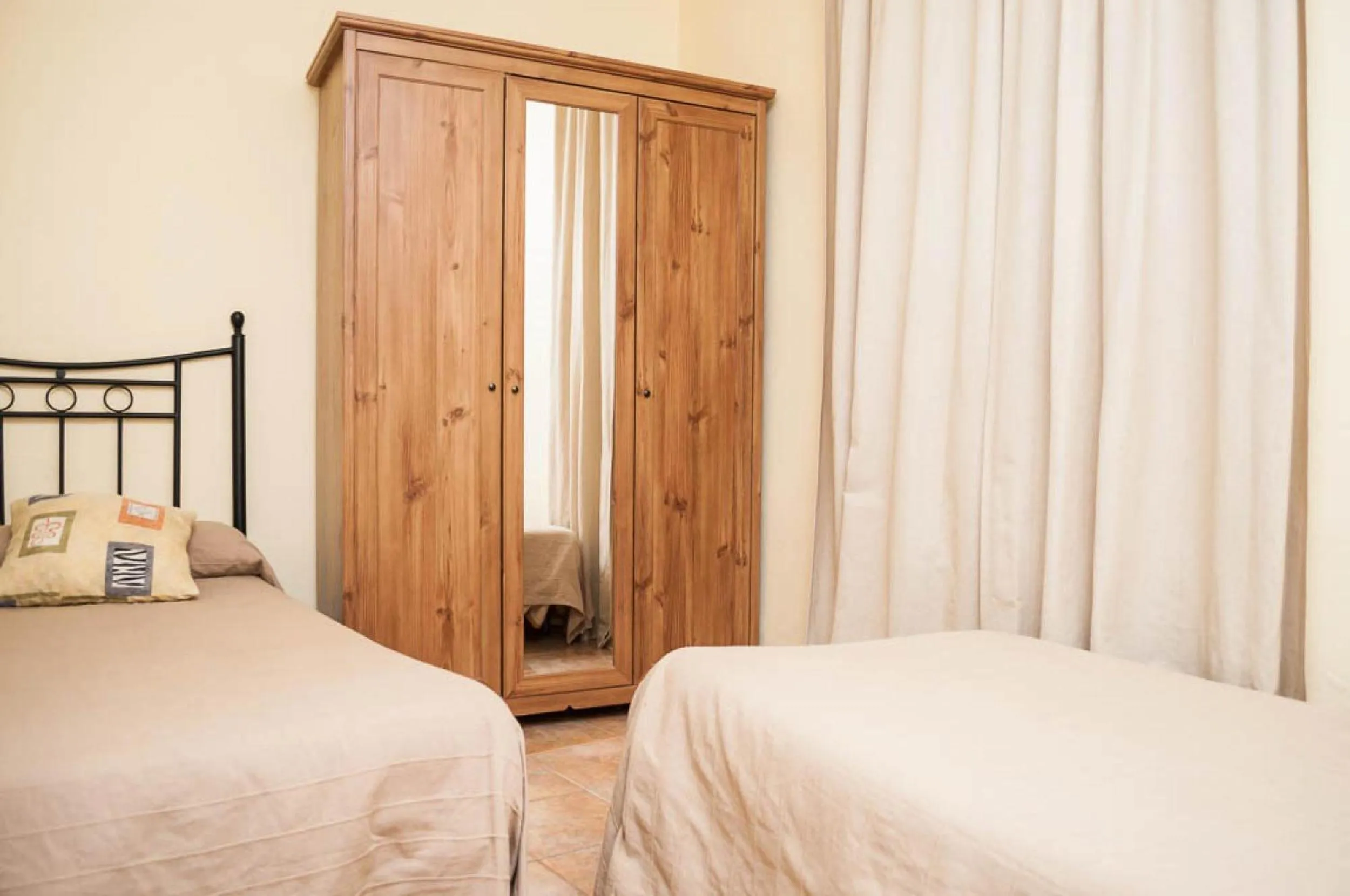 Bed in Pensión La Montoreña