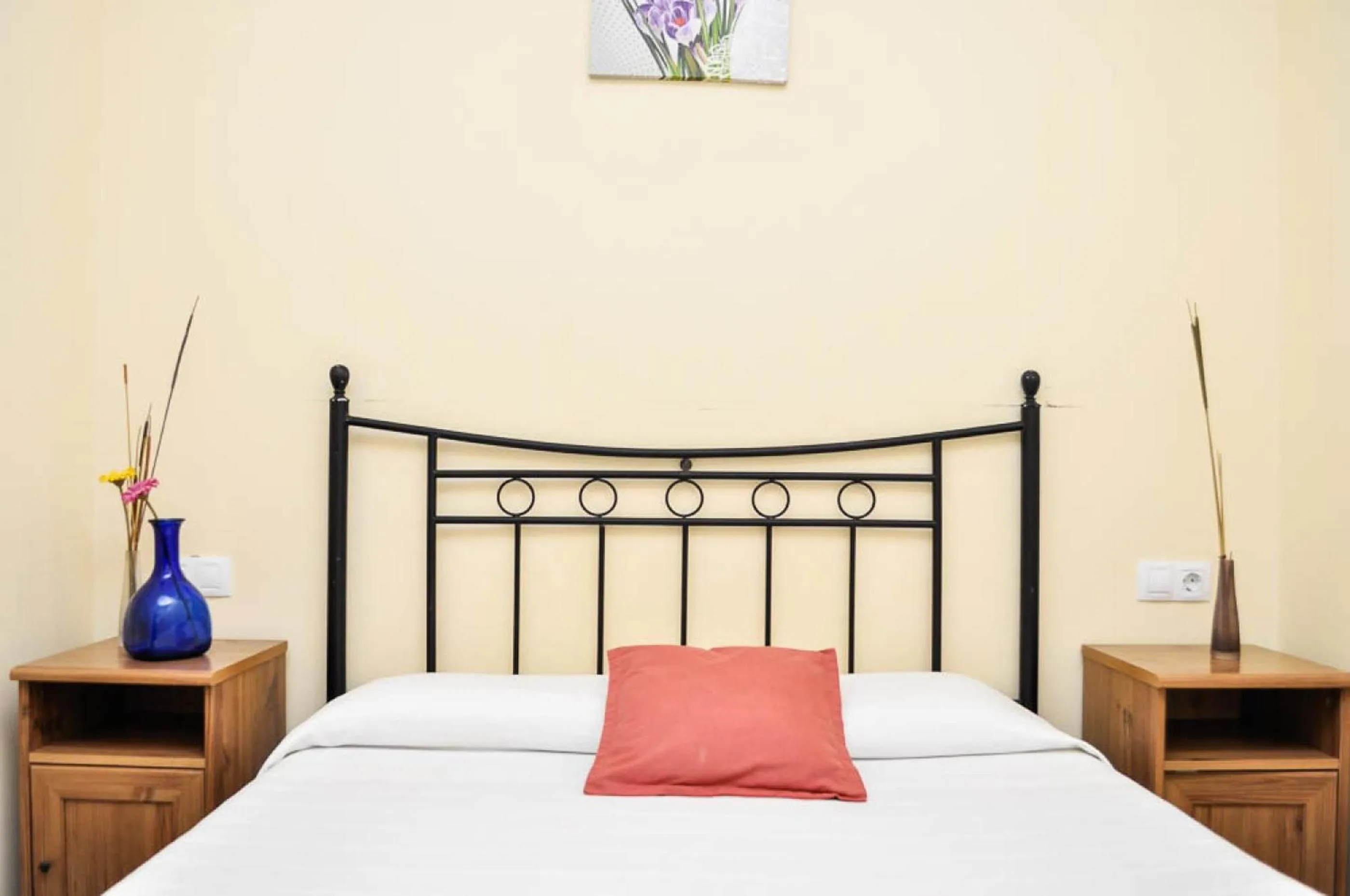 Bed in Pensión La Montoreña