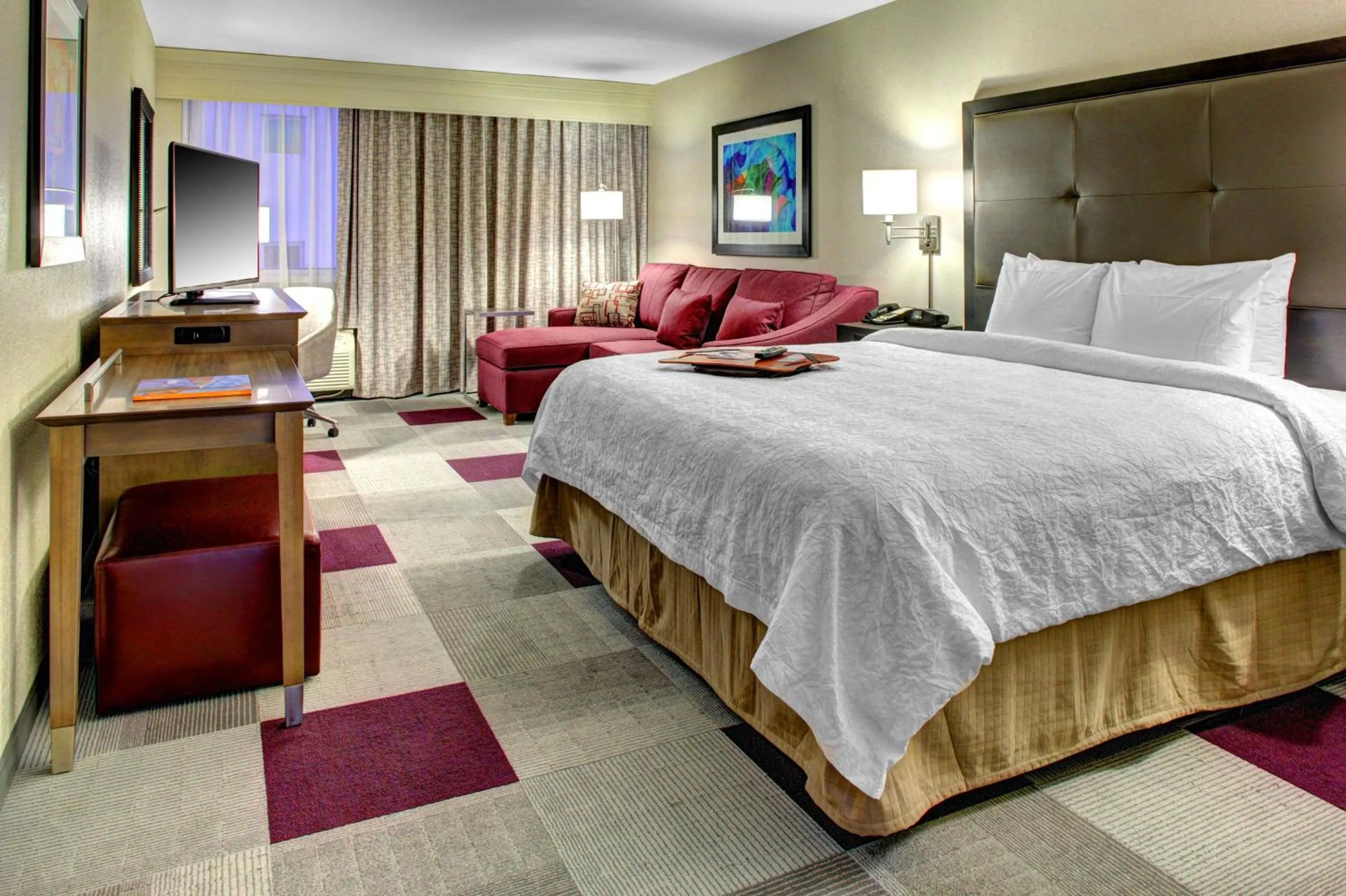 Bed in Hampton Inn Miami-Coconut Grove/Coral Gables