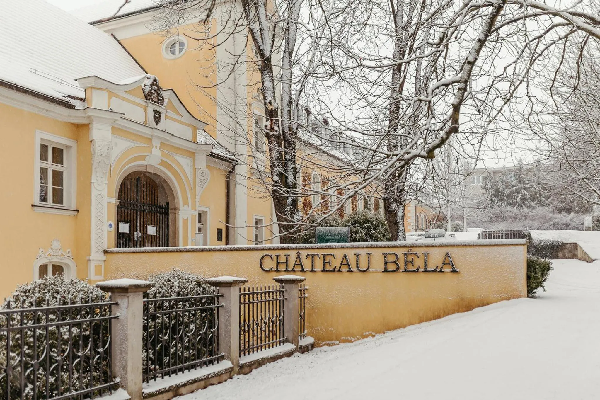 Property building in Hotel Château Bela