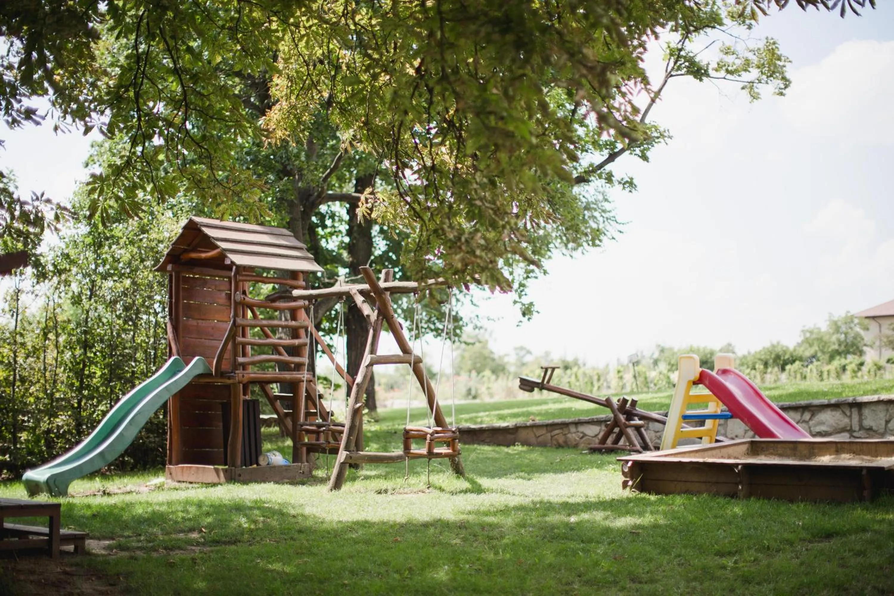 Children play ground in Hotel Château Bela