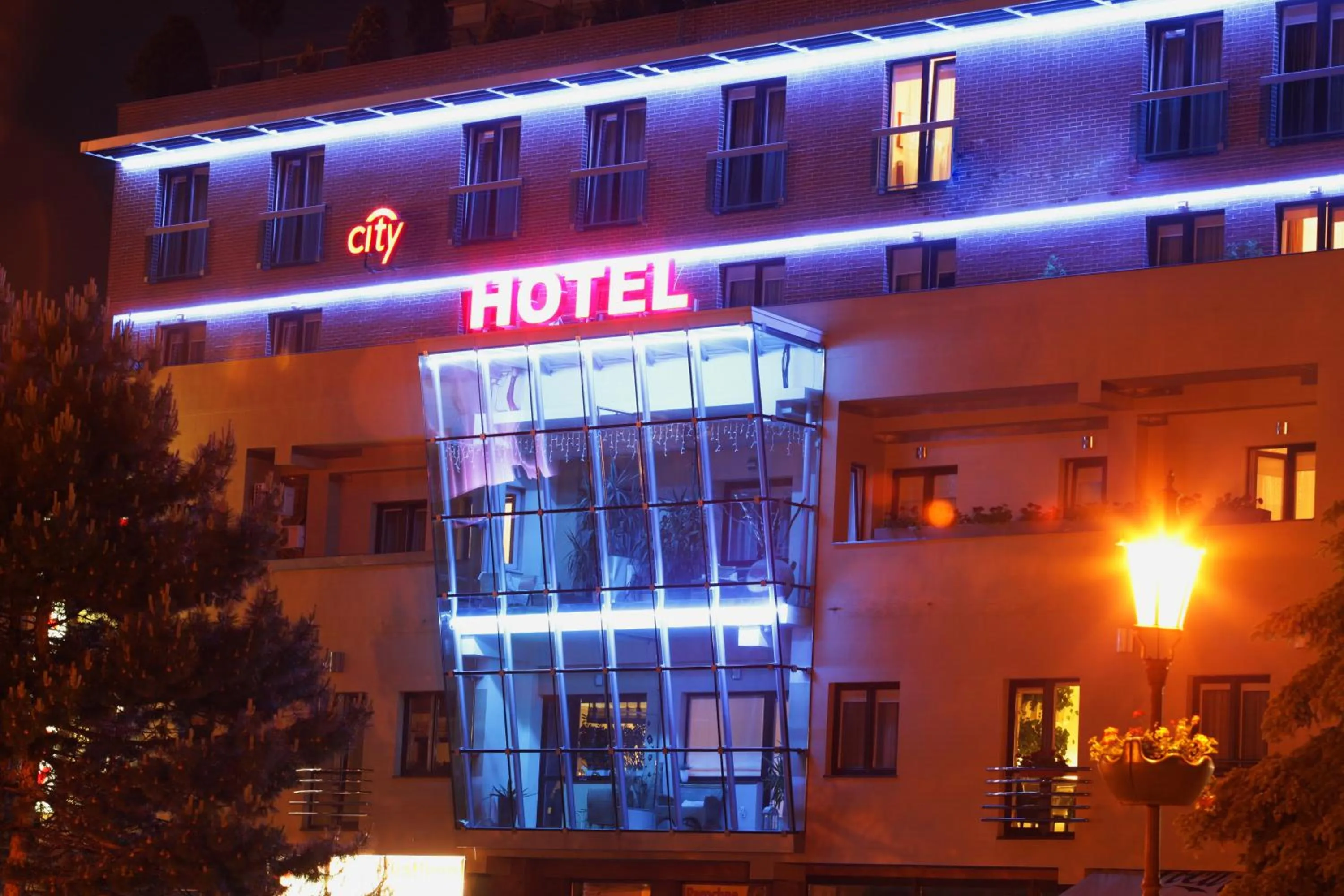 Property building in City Hotel Nitra with free parking
