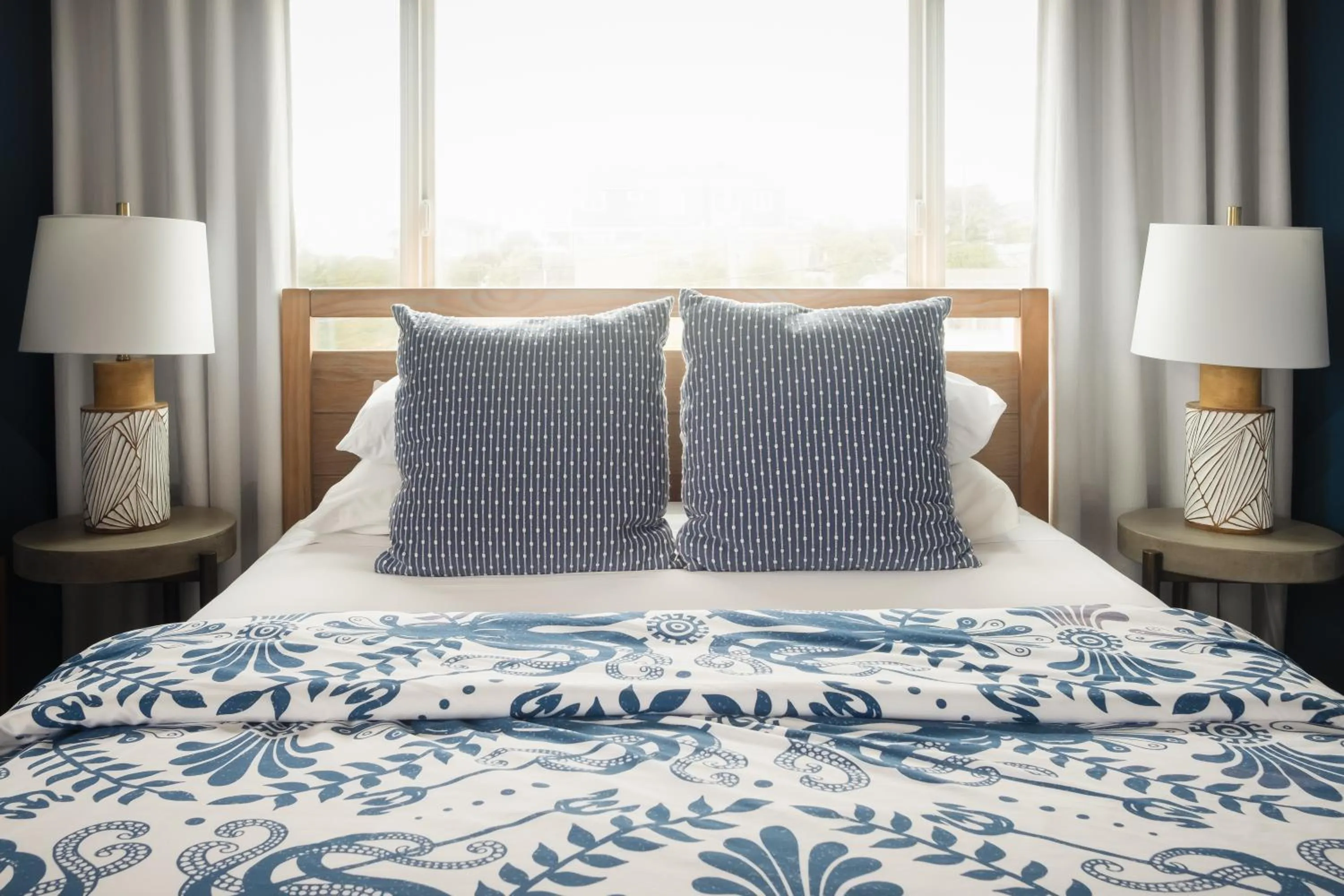 Bed in Ocean View Inn