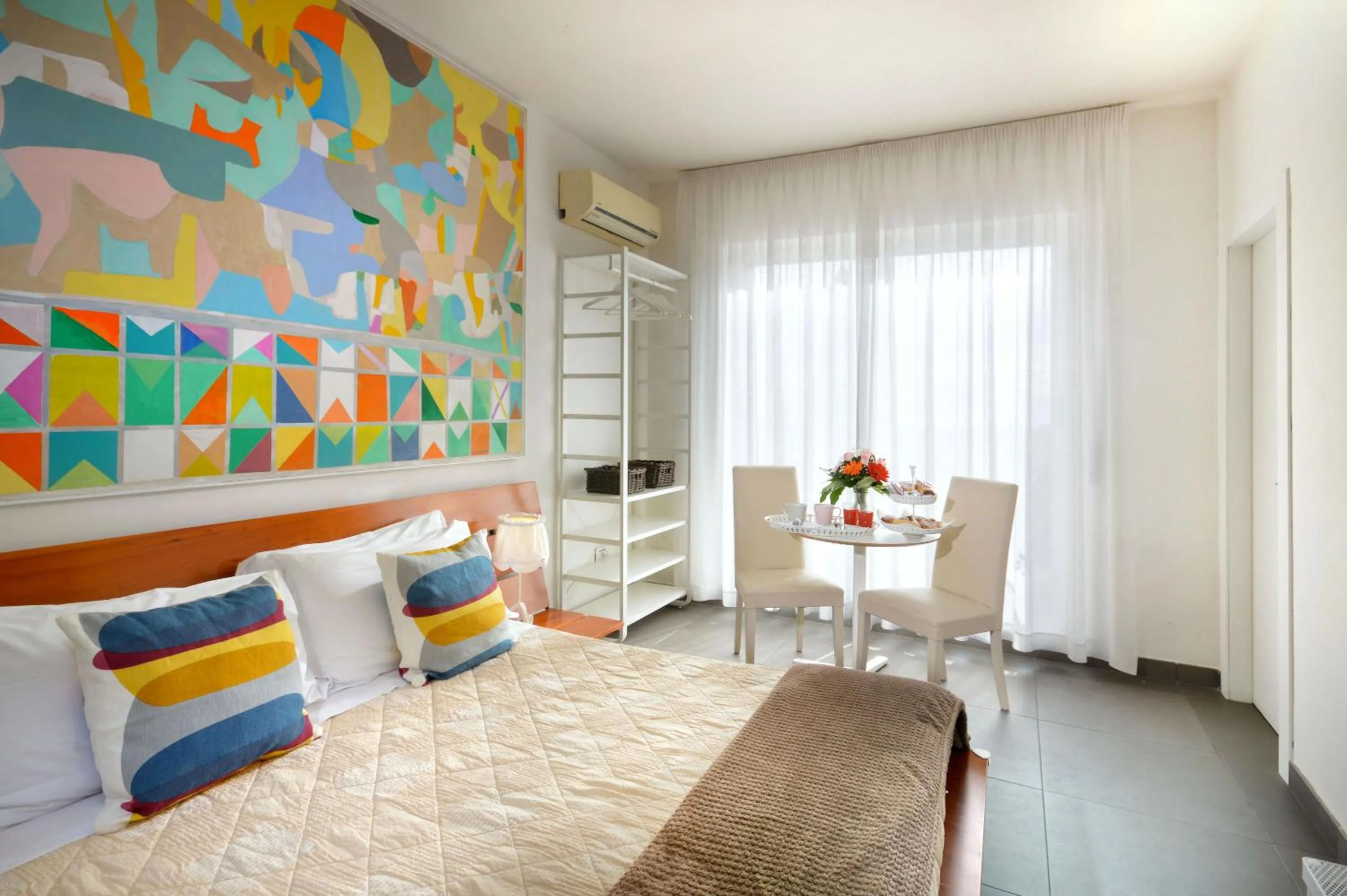 Bed in LA LOCANDA DELL'ARTE-DE GASPERI