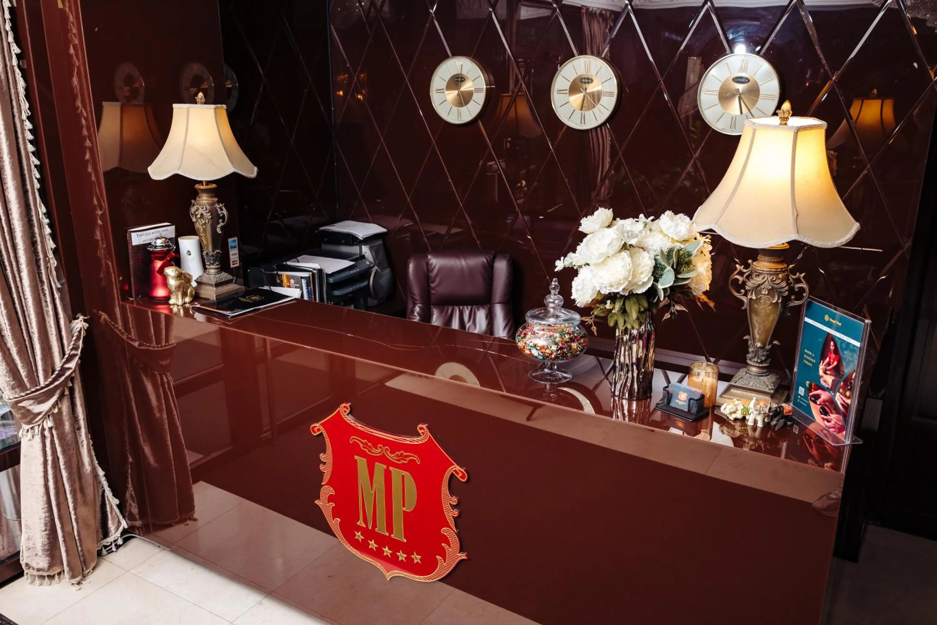 Lobby or reception in Maxim Pasha Hotel