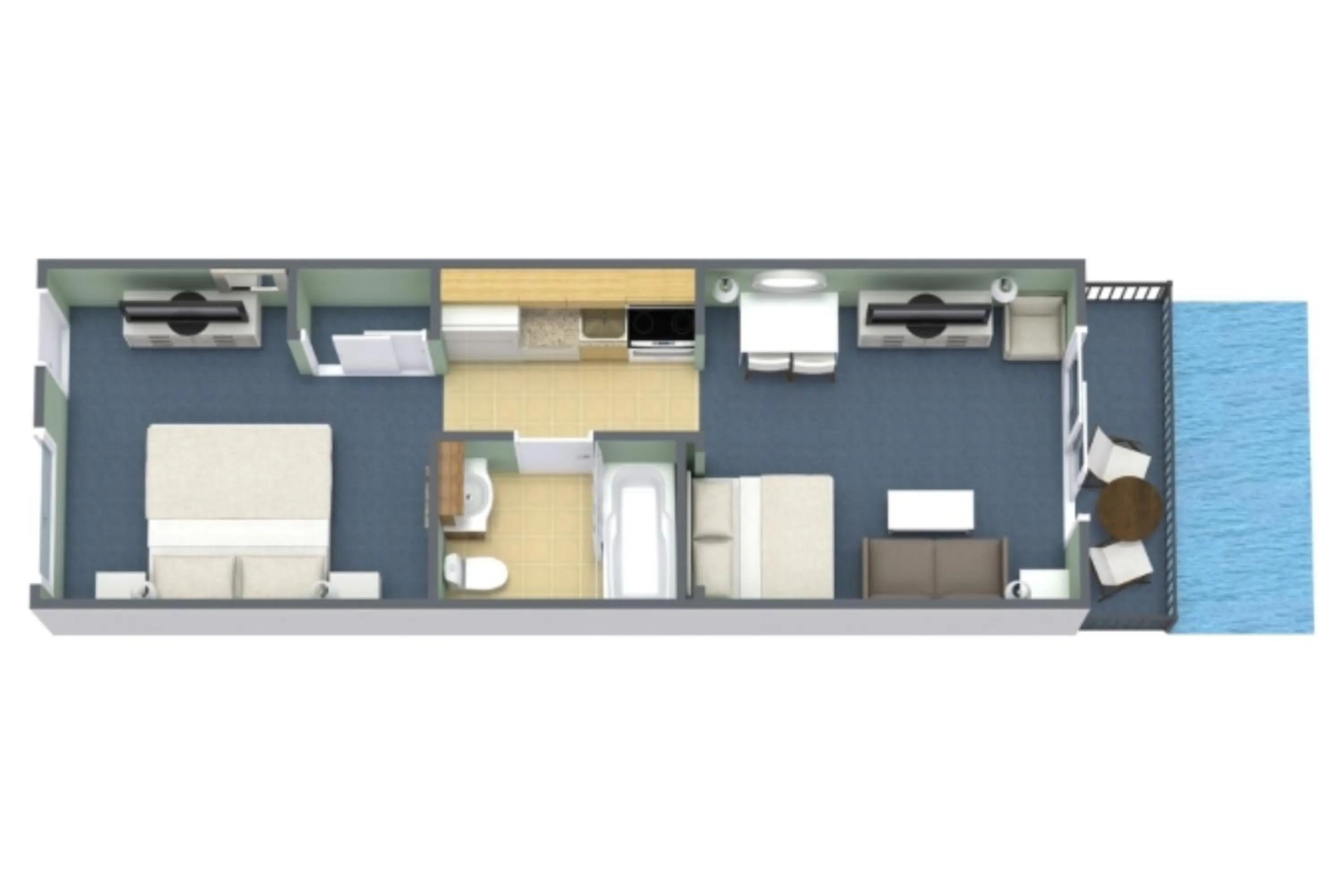 Floor plan in Grande Cayman Resort