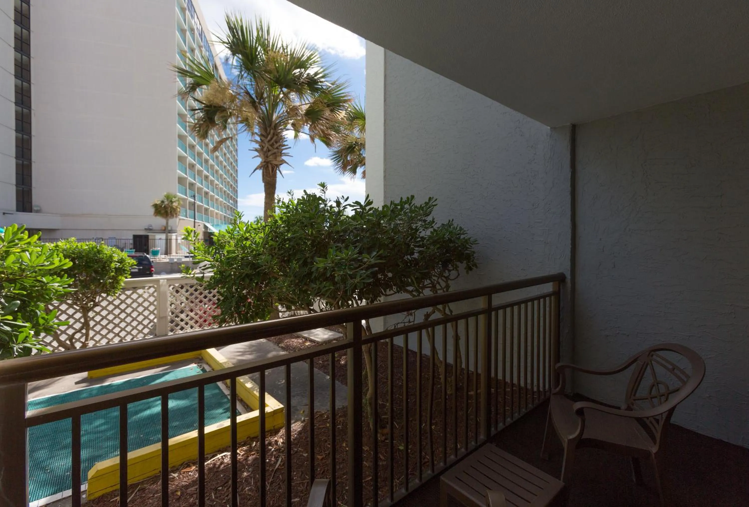Patio in Grande Cayman Resort
