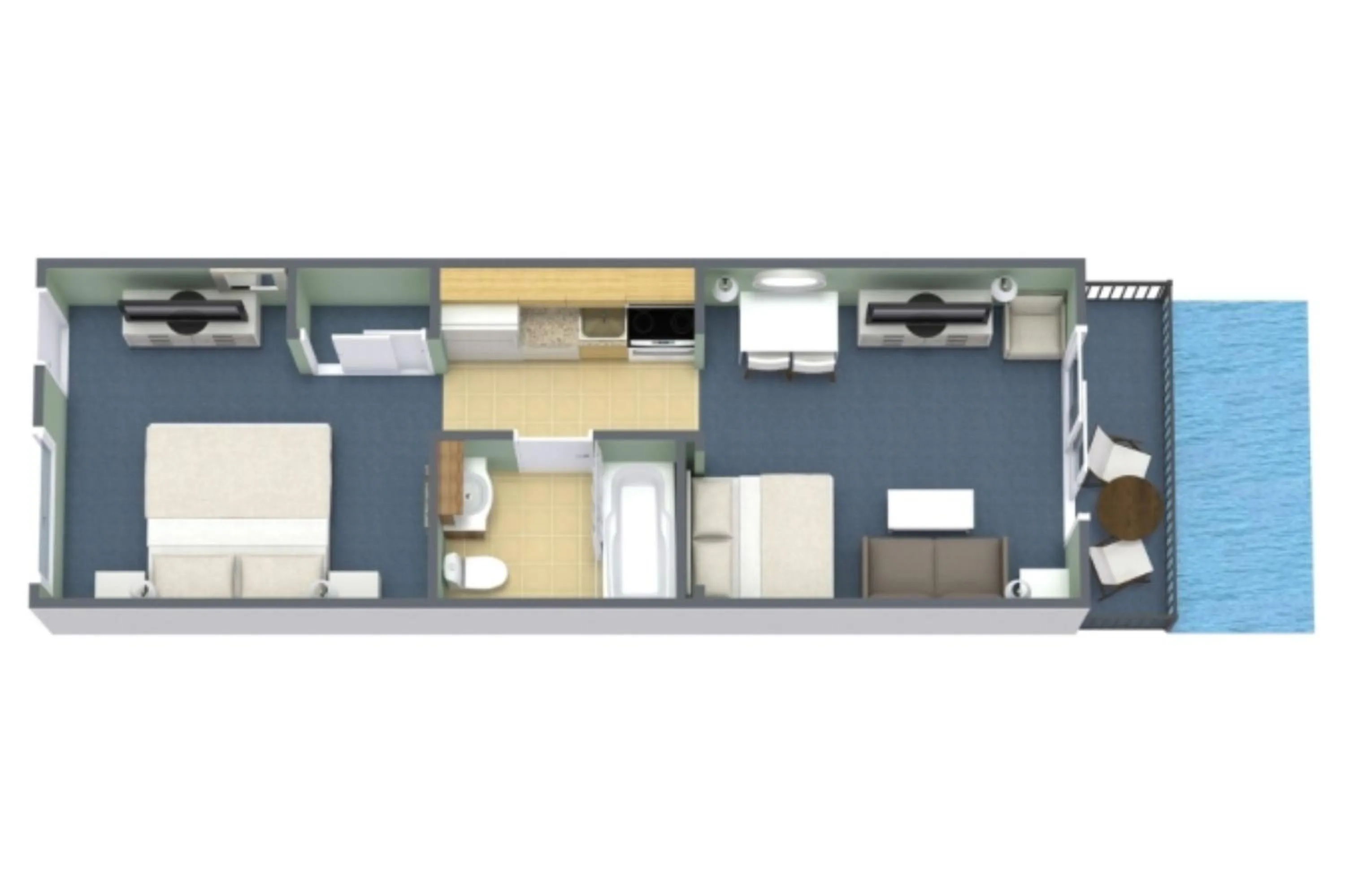 Floor plan in Grande Cayman Resort