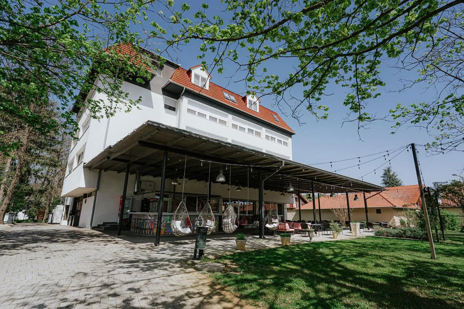 Property building in Aqua Hotel