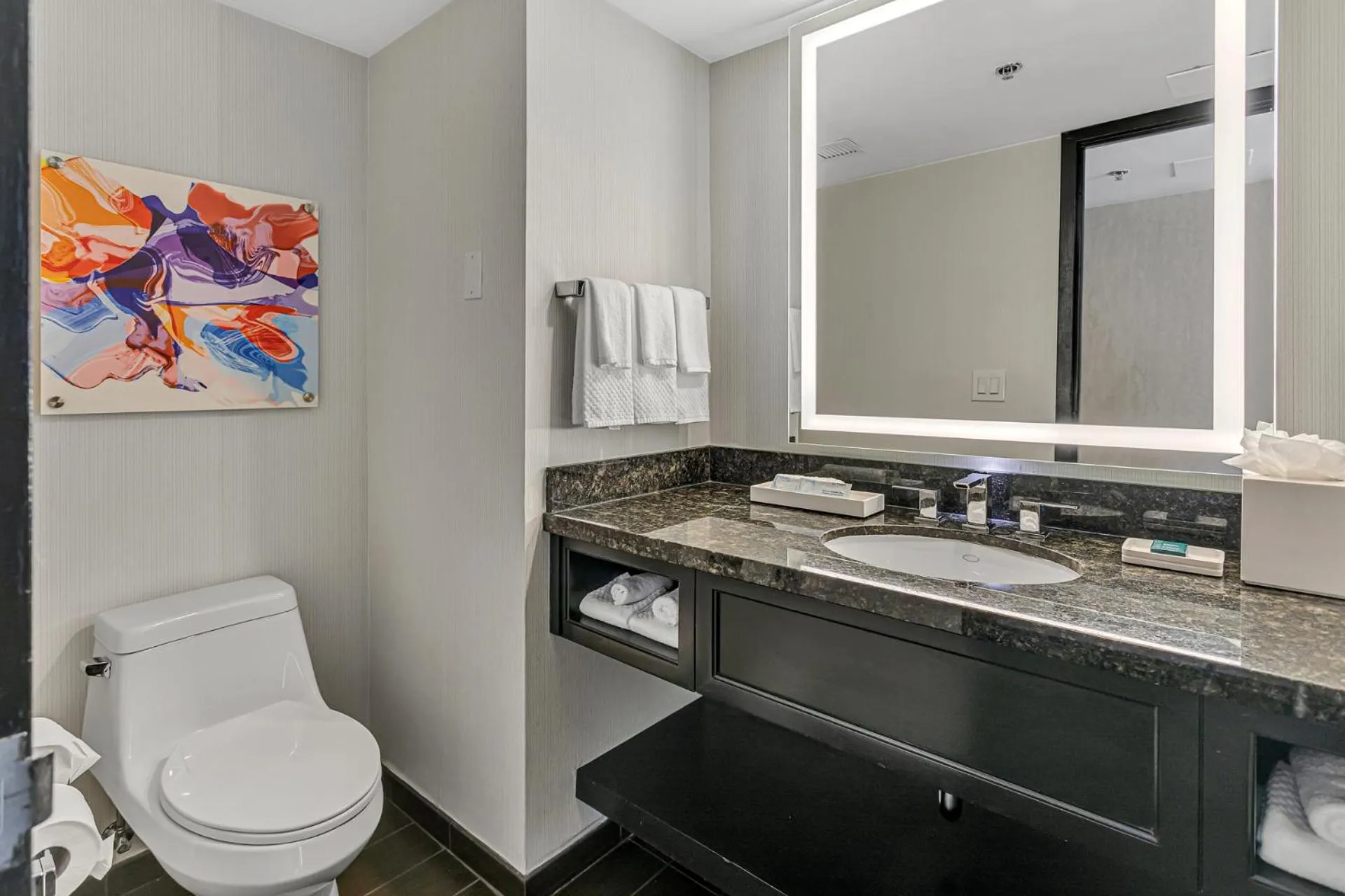 Bathroom in Hilton Miami Downtown