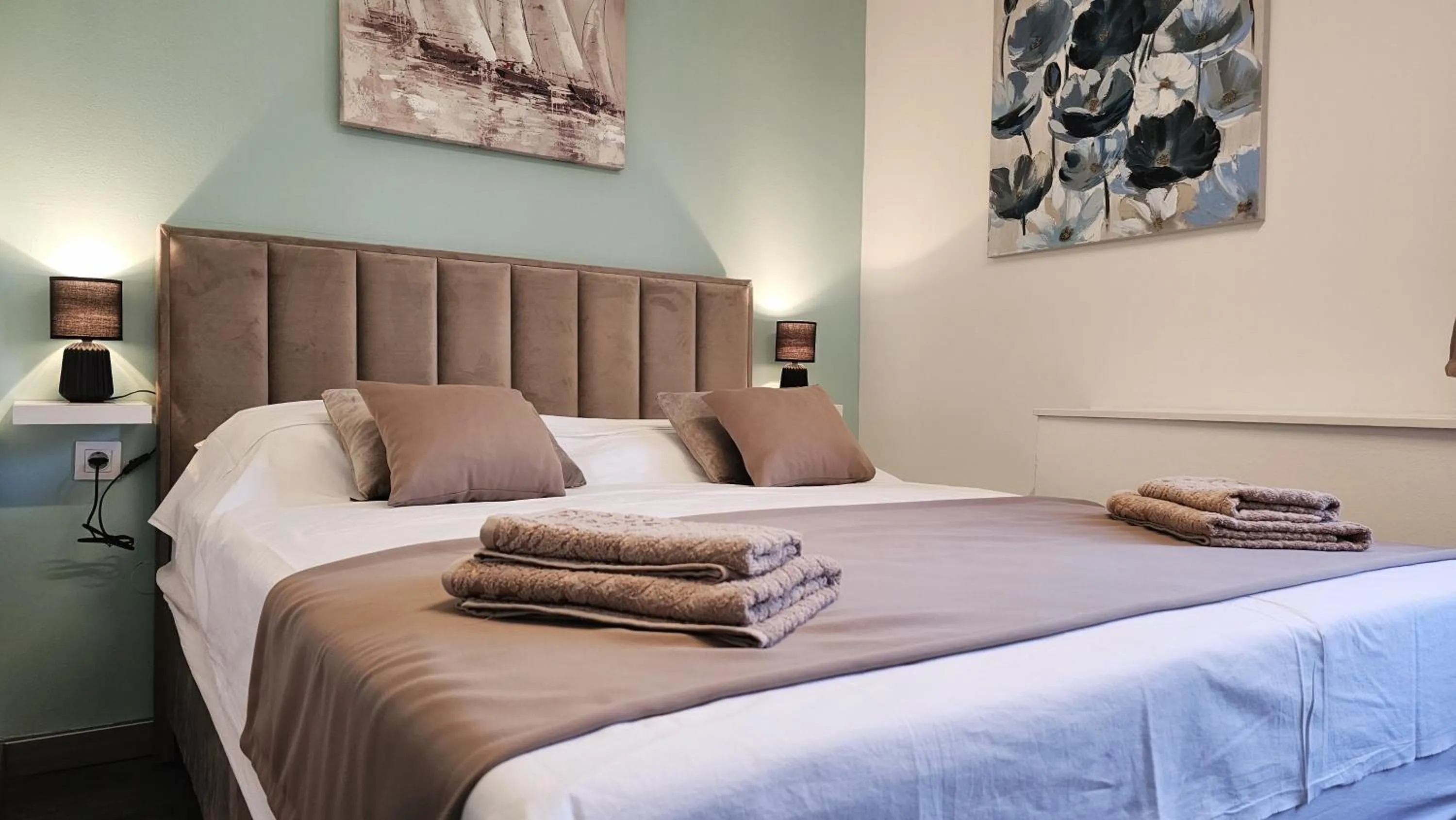 Bed in Villa Babilon