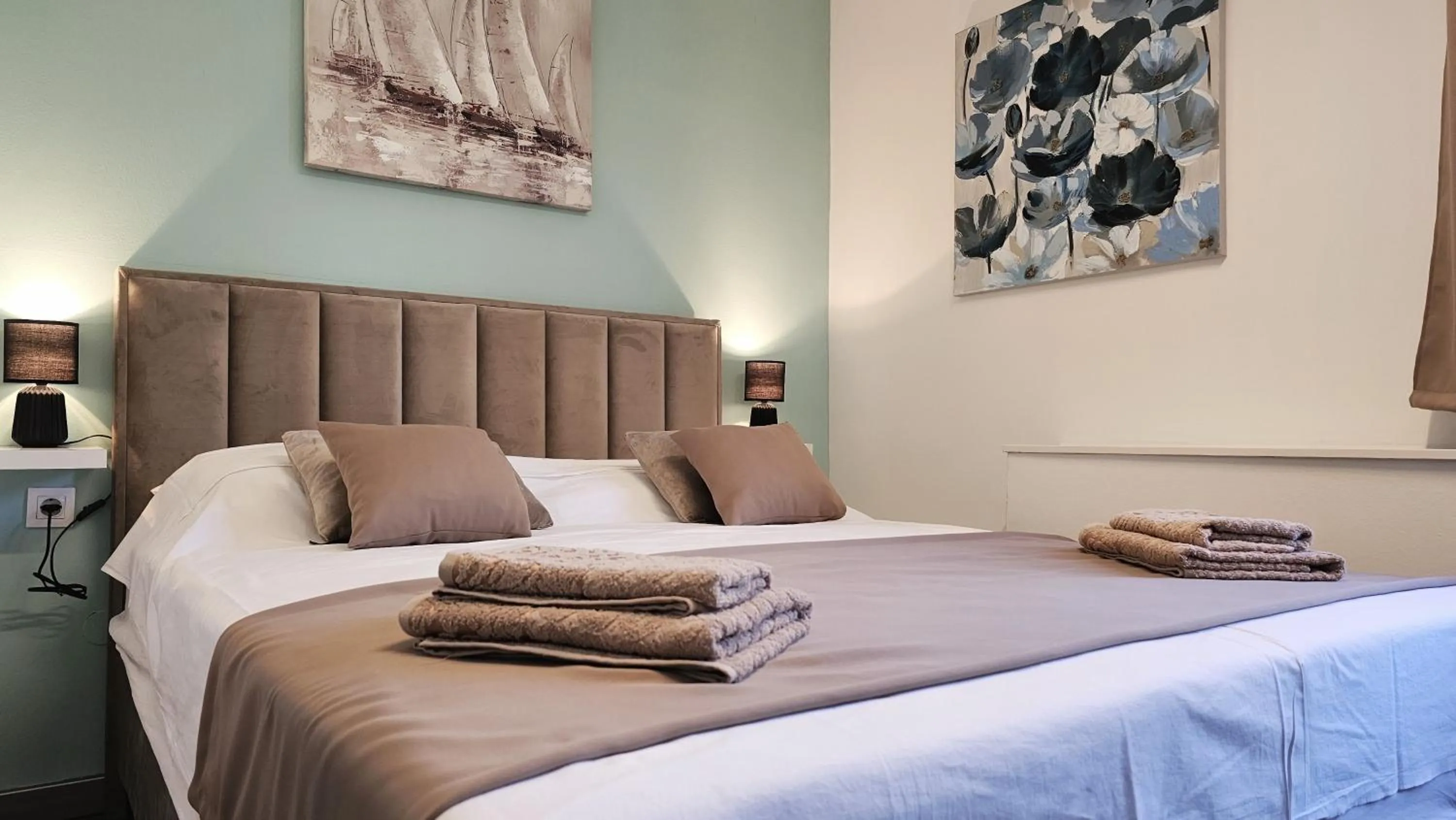 Bed in Villa Babilon