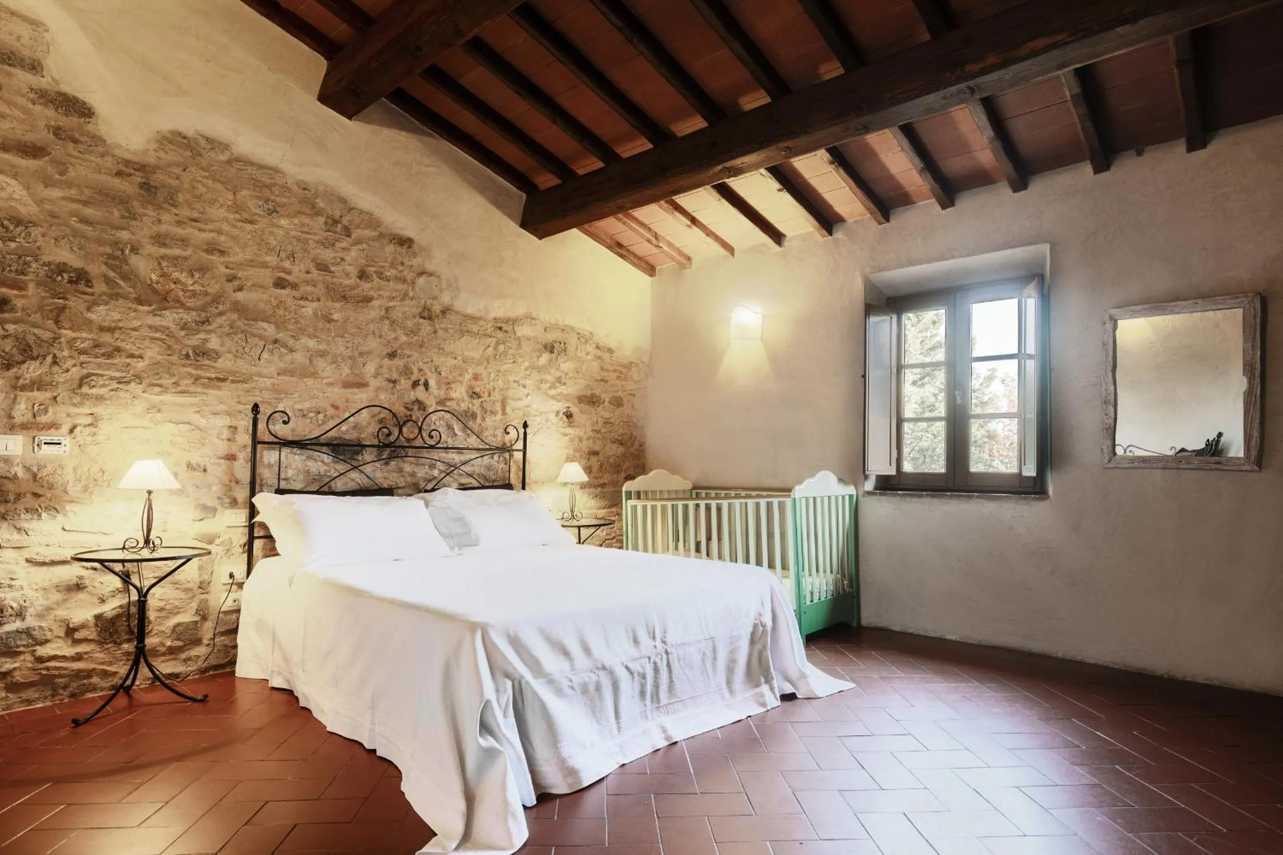 Bed in Tenuta La Borriana