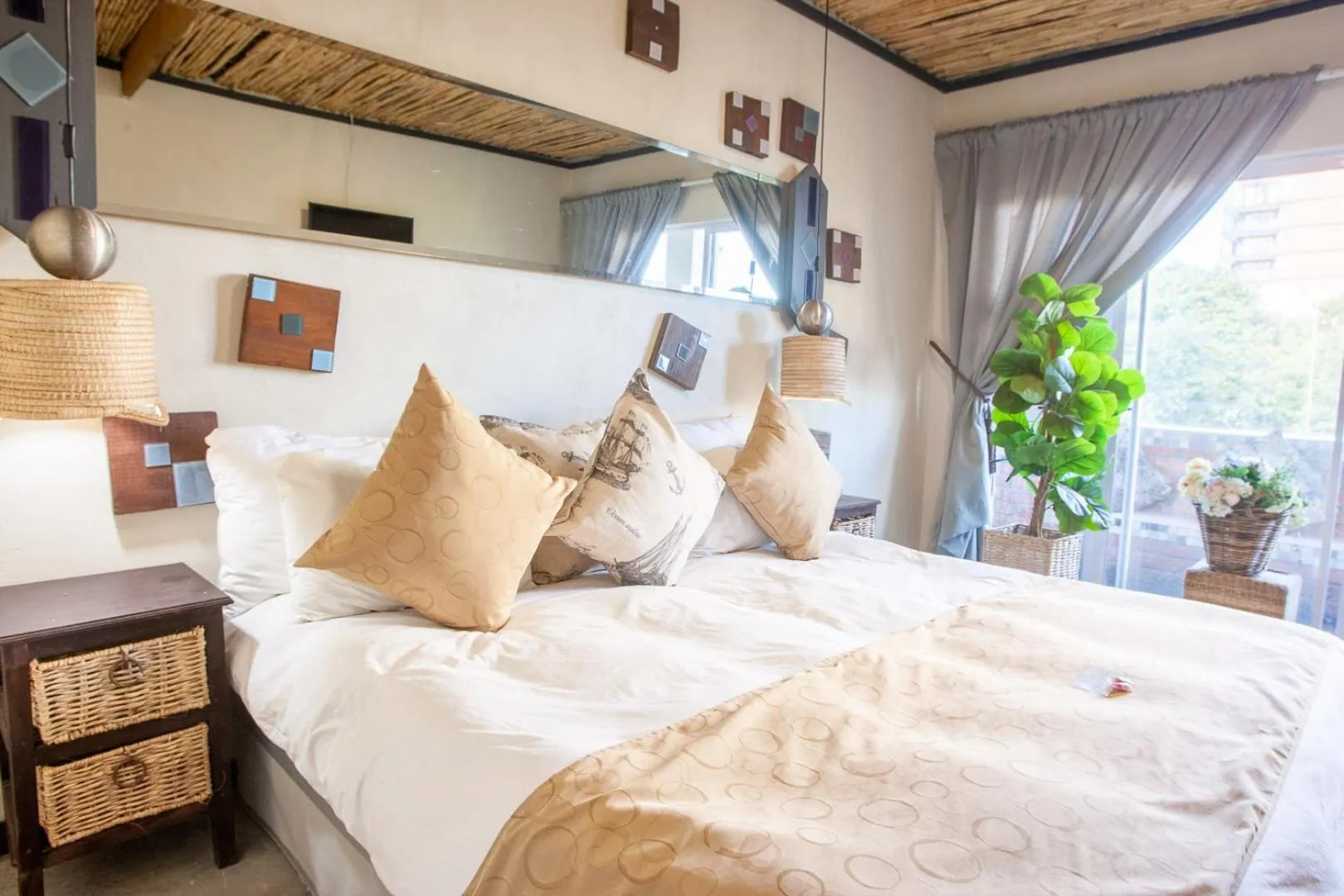 Bed in Bedrock Guest Studios