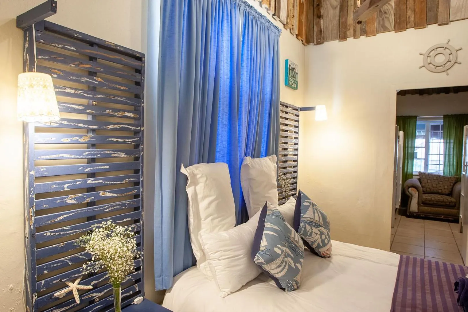 Bed in Bedrock Guest Studios