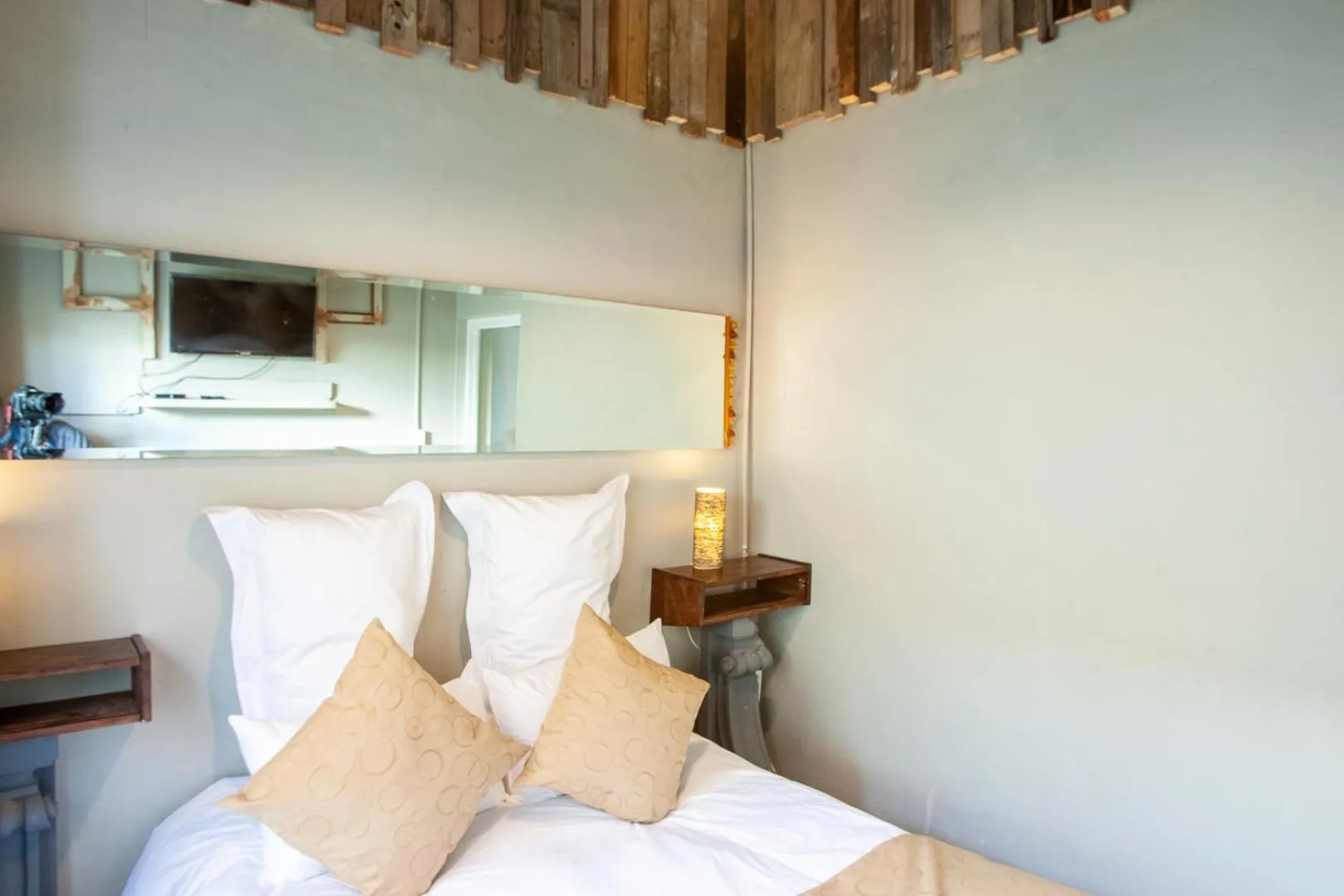 Bed in Bedrock Guest Studios