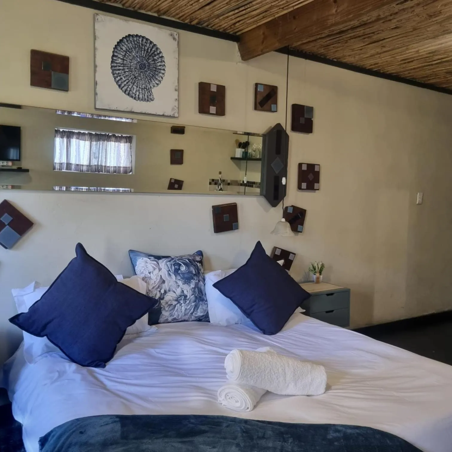 Bed in Bedrock Guest Studios