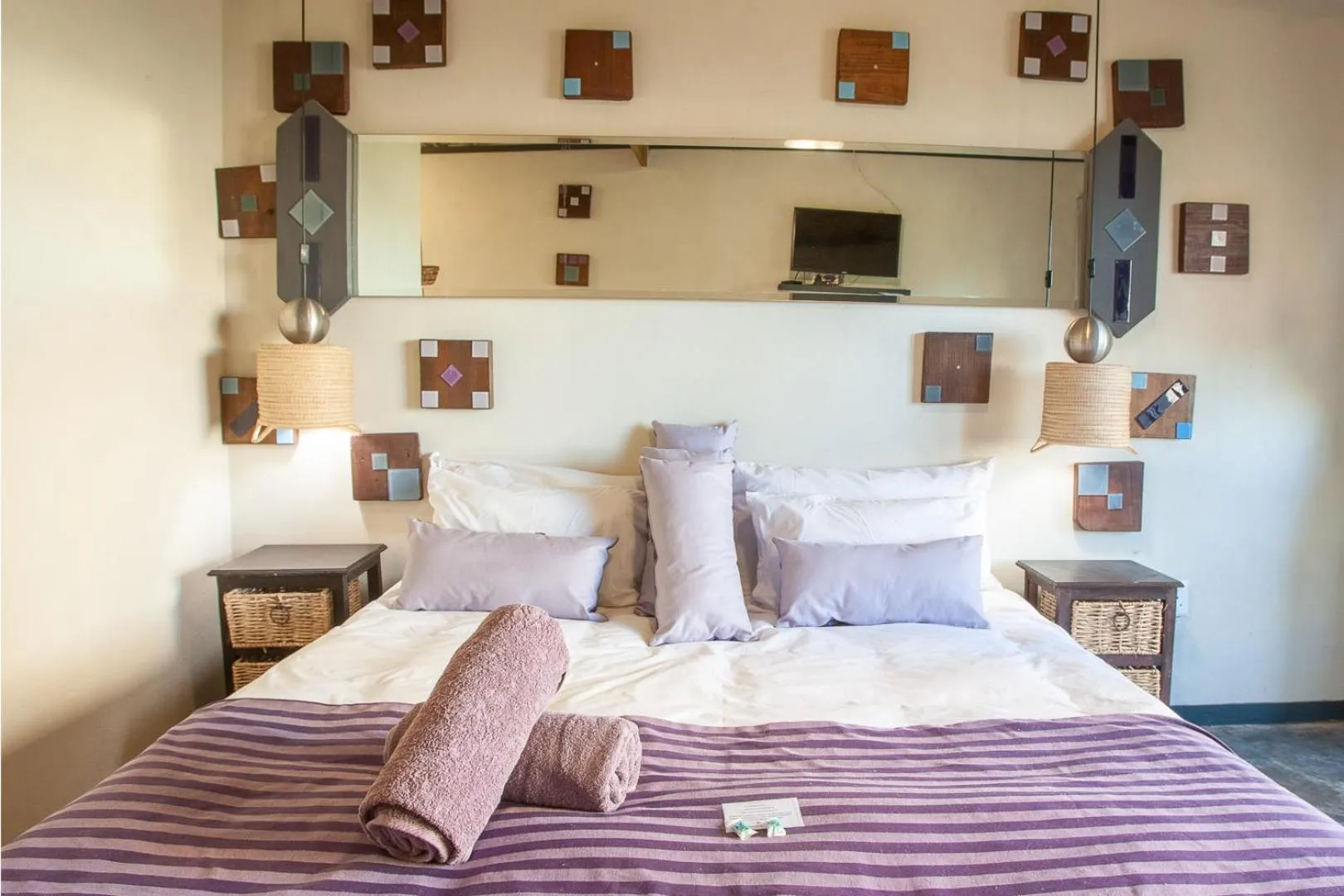 Bed in Bedrock Guest Studios