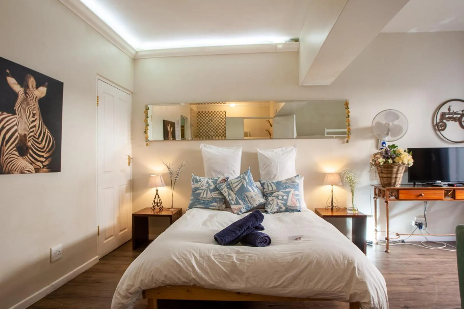 Bed in Bedrock Guest Studios