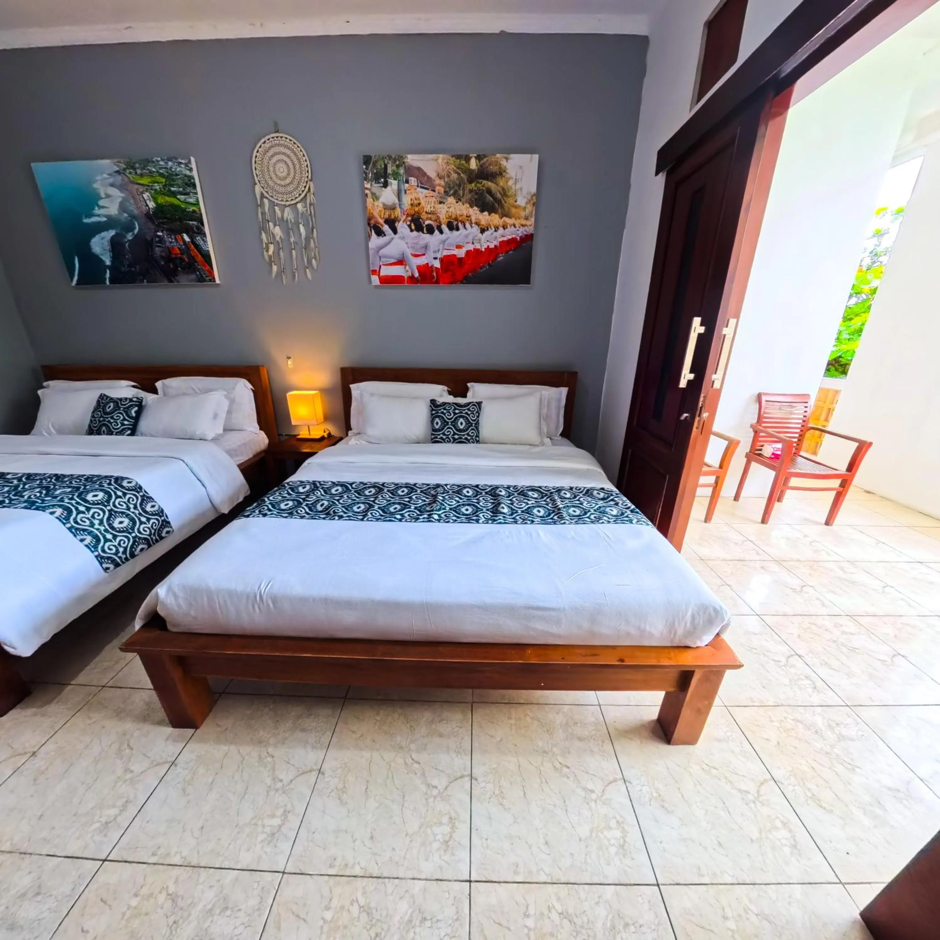 Bedroom, Bed in Ketapang Guesthouse Echo Beach Canggu