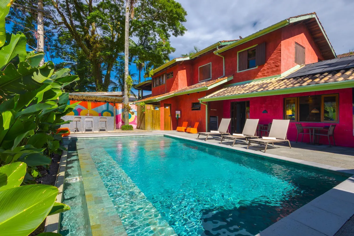 Swimming pool in Pousada Refúgio de Maresias