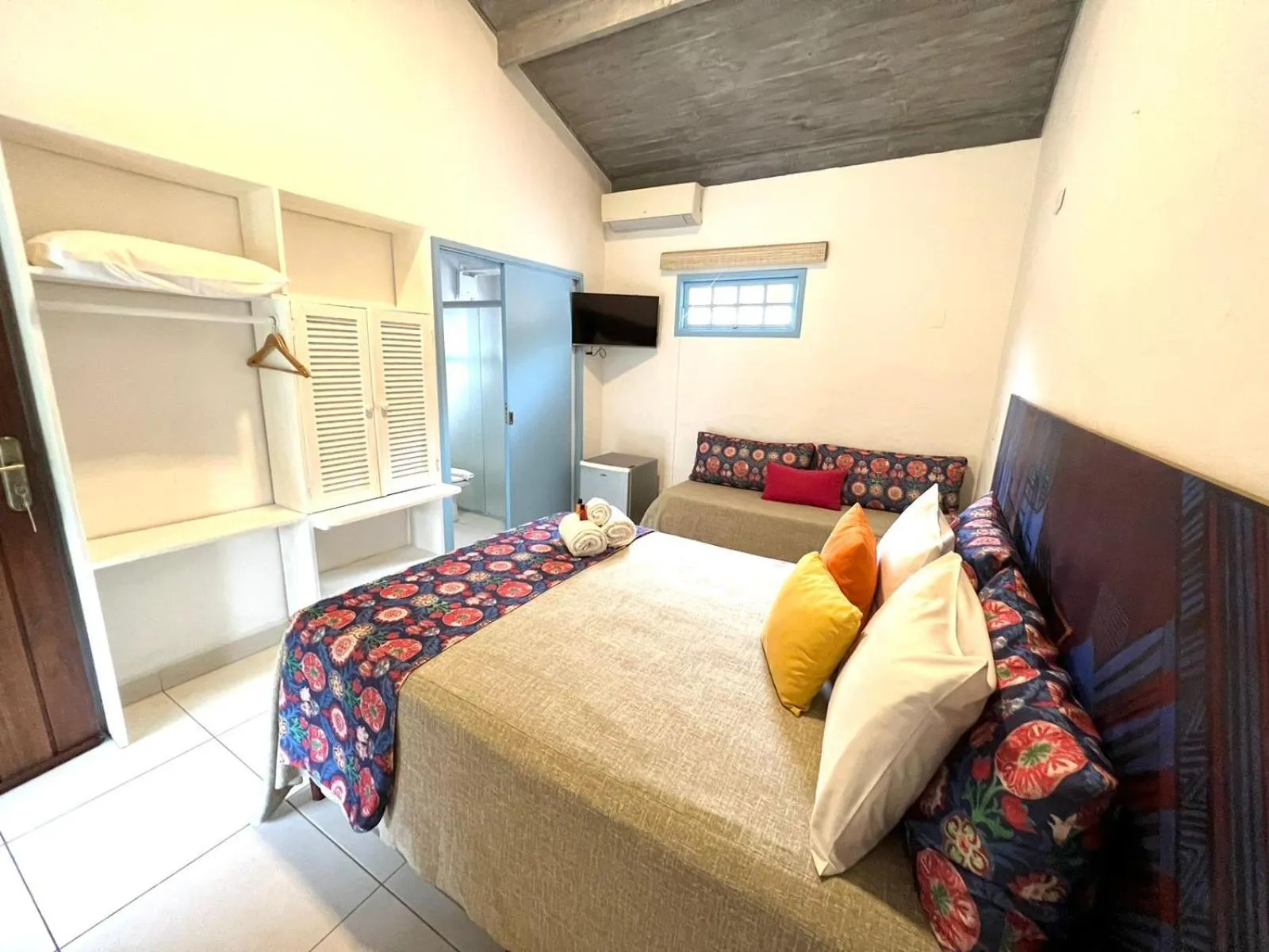 Bed in Pousada Refúgio de Maresias