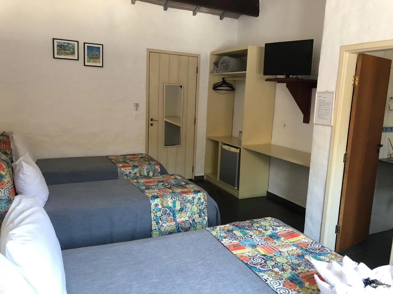 Bed in Pousada Refúgio de Maresias